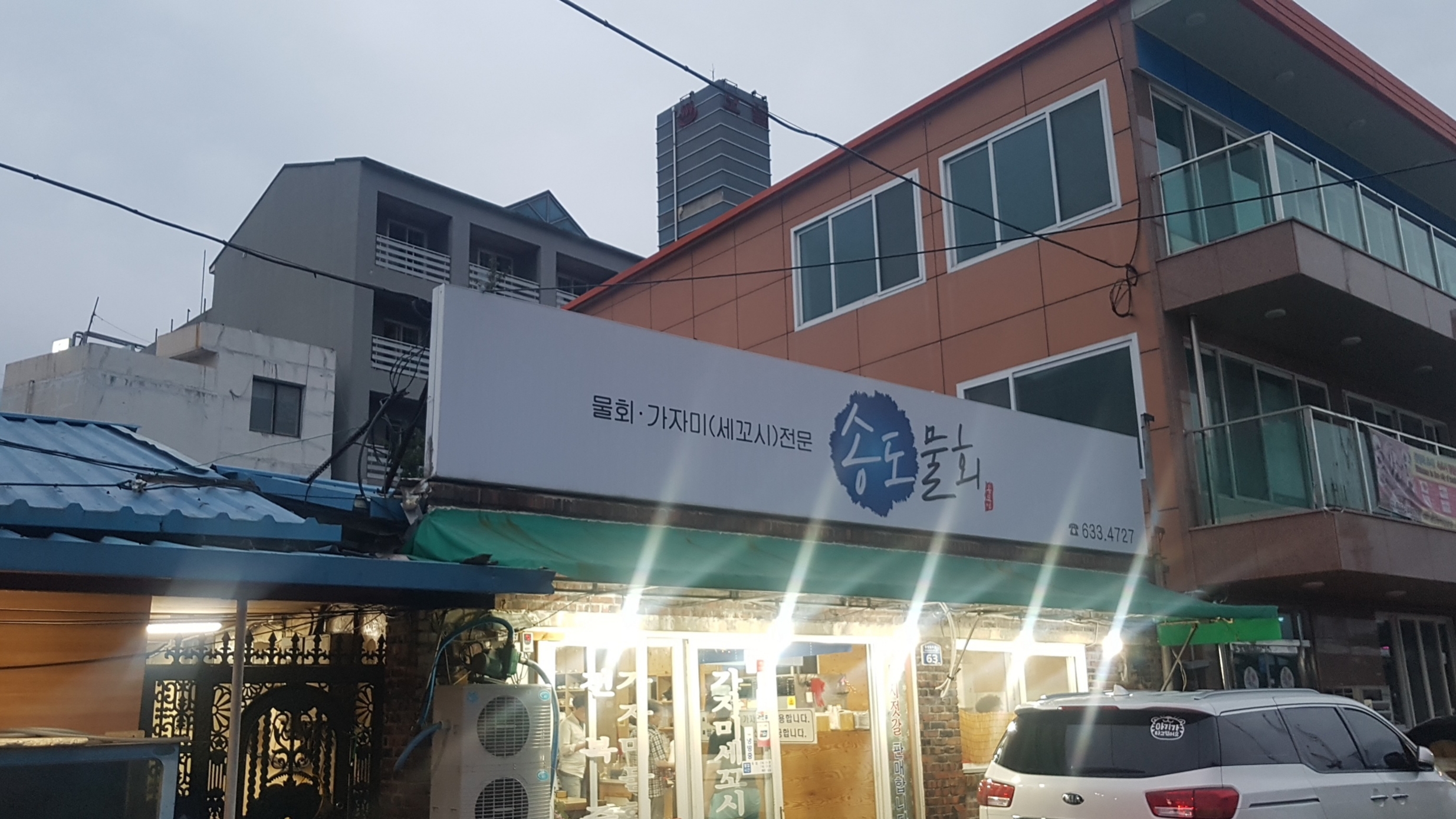 송도물회 2
