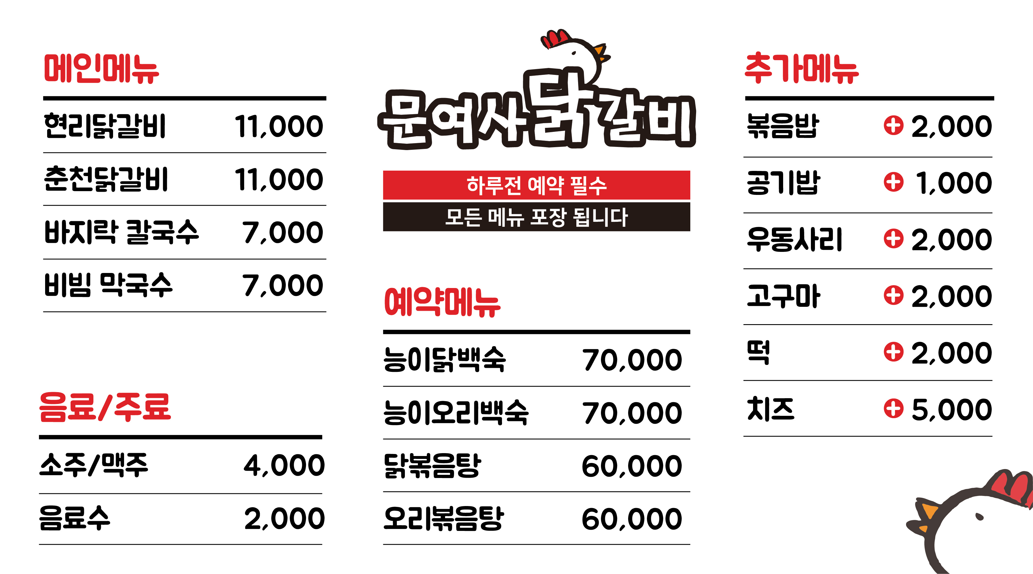 문여사닭갈비