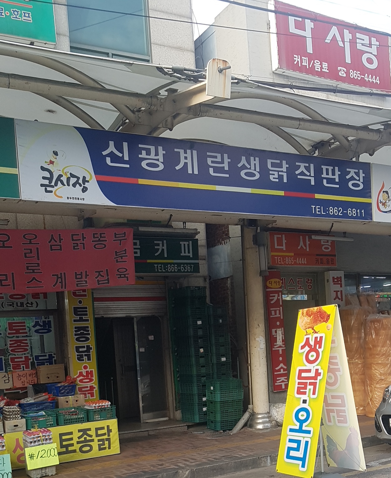 신광계란생닭직판장