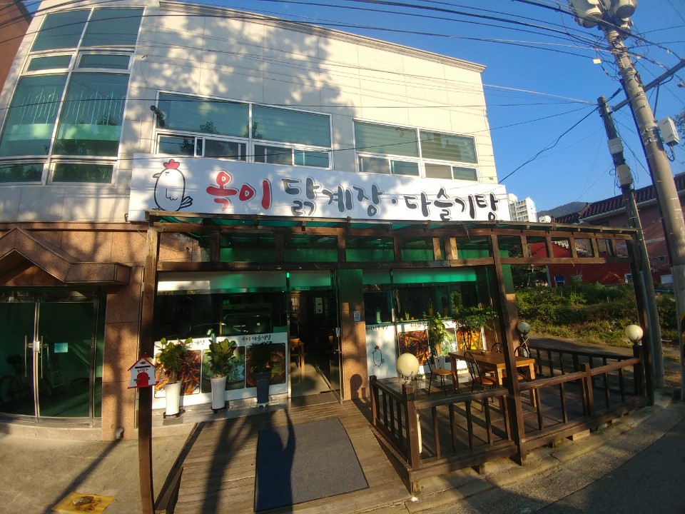 옥이닭계장 다슬기탕