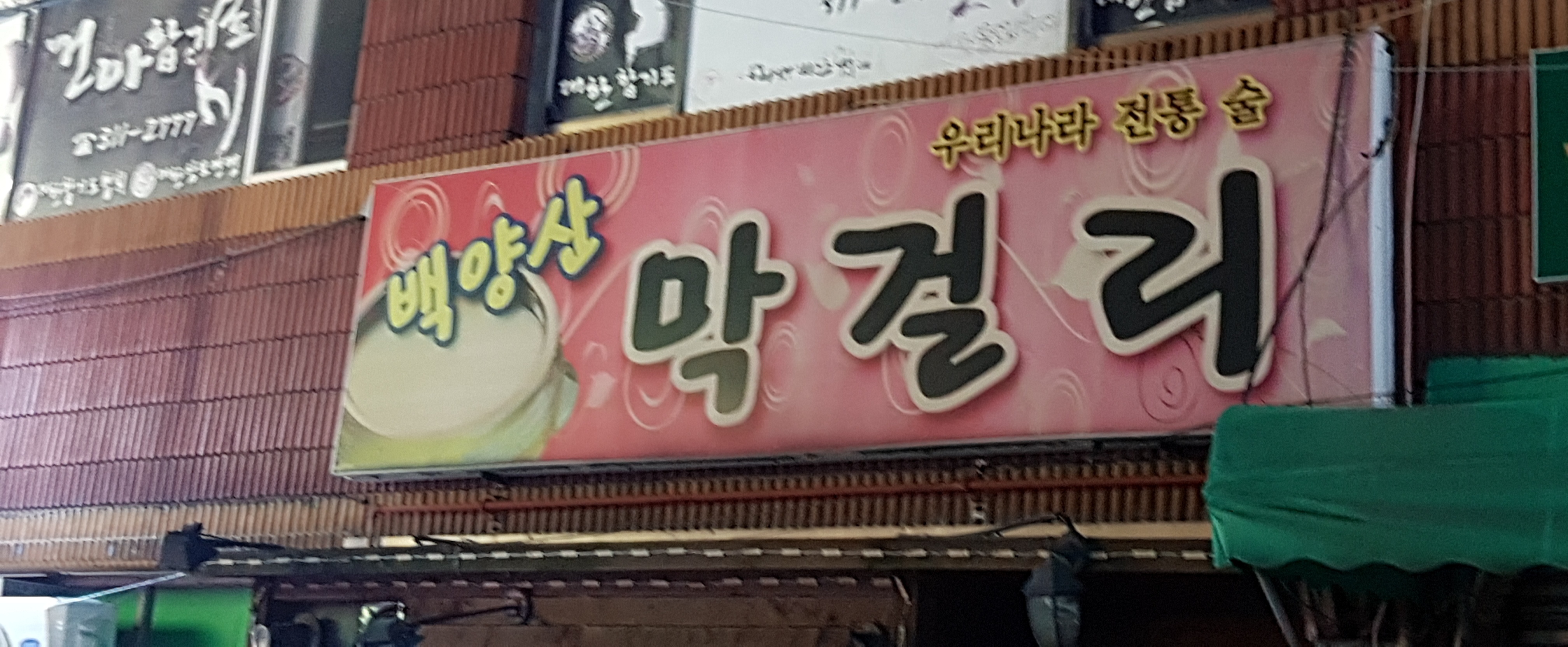 백양산막걸리