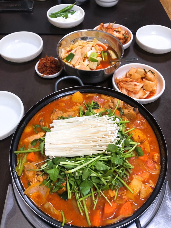 김엄마감자탕
