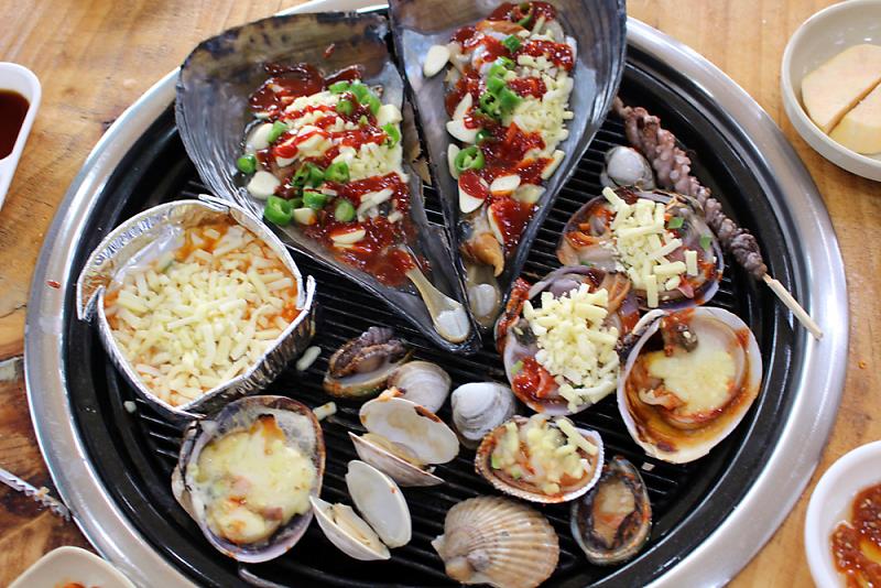 진주빛조개구이