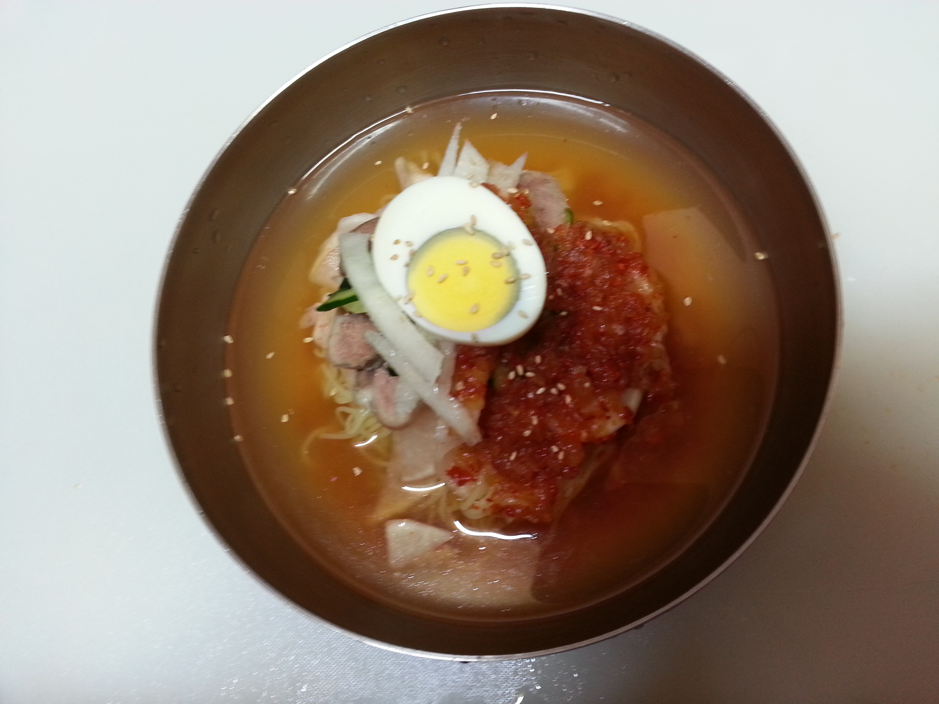 황산밀면