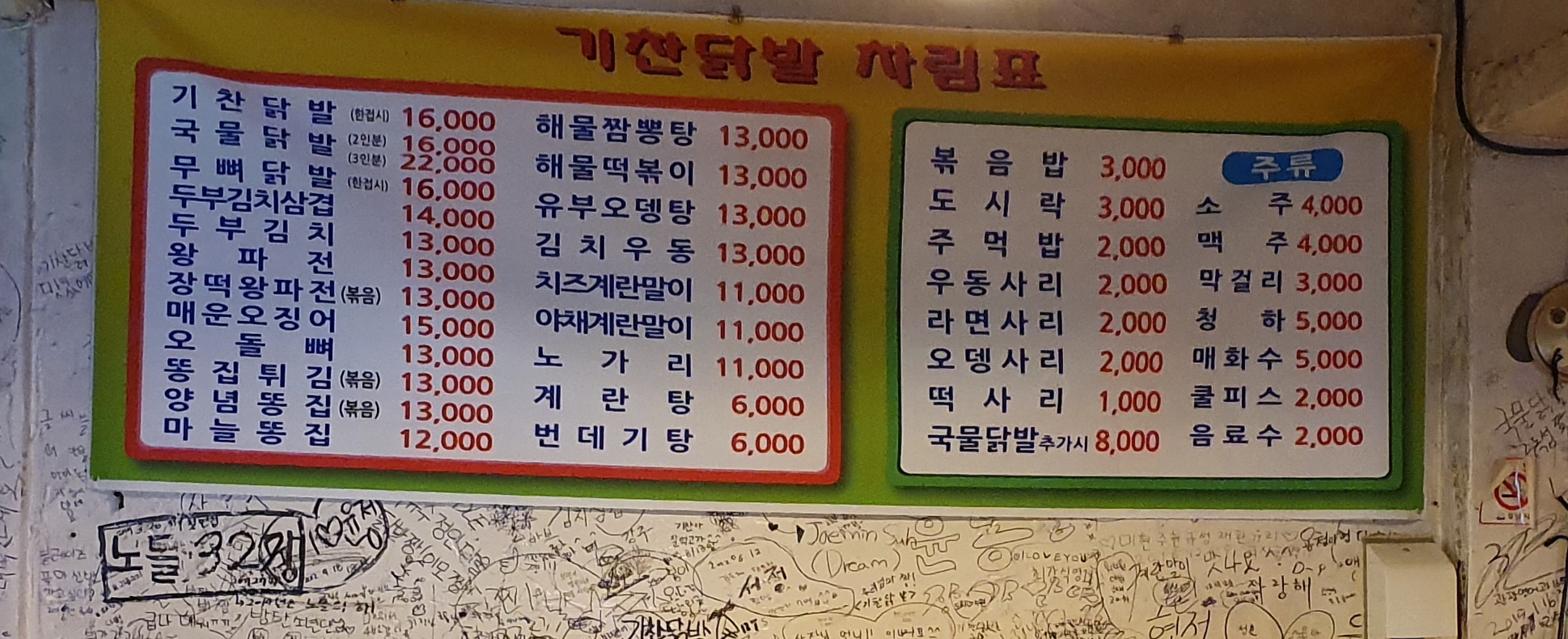 기찬닭발