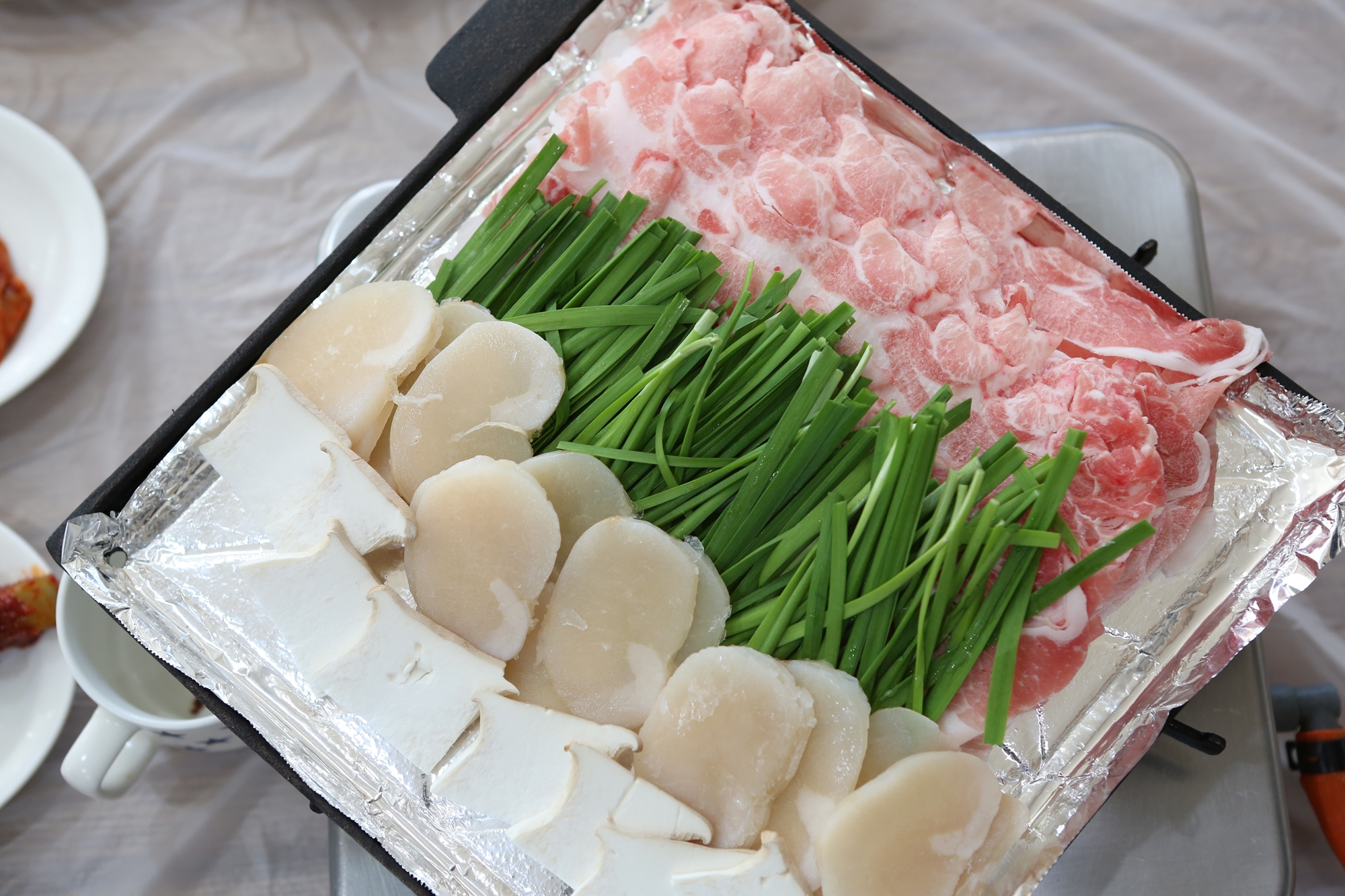 가까운 삼겹살식당 전남 여수시 오겹살 돼지껍데기 돼지뒷고기 항정살 통삼겹 한돈 목살 한려식당