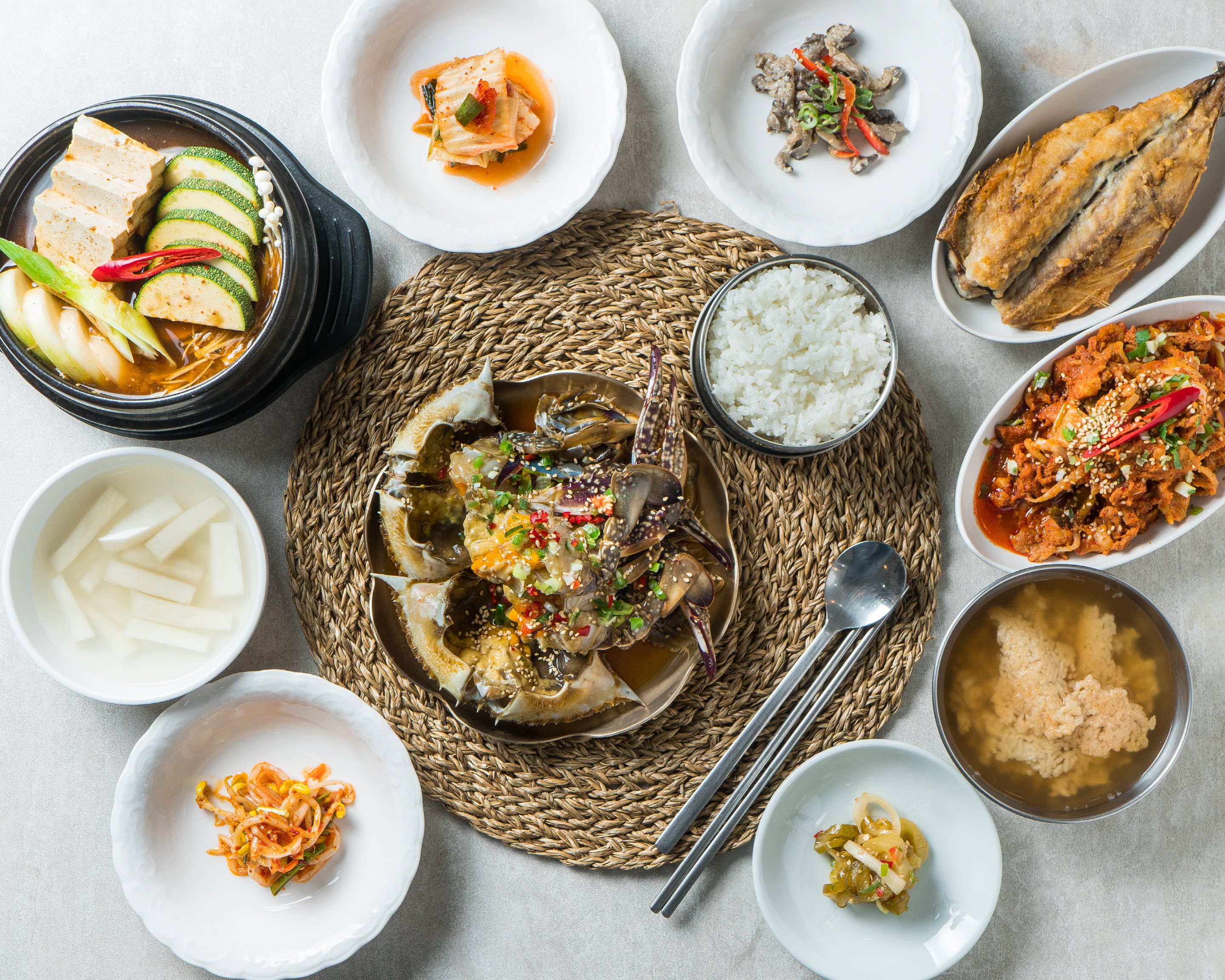 제철홍어무침꽃게장