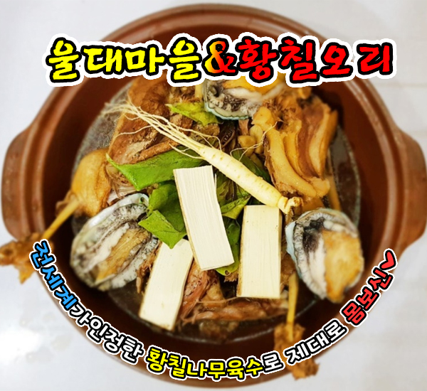 DA.dodo | 충북 청주시 능이백숙 추천 가까운 능이백숙맛집 소개합니다 울대마을&황칠오리