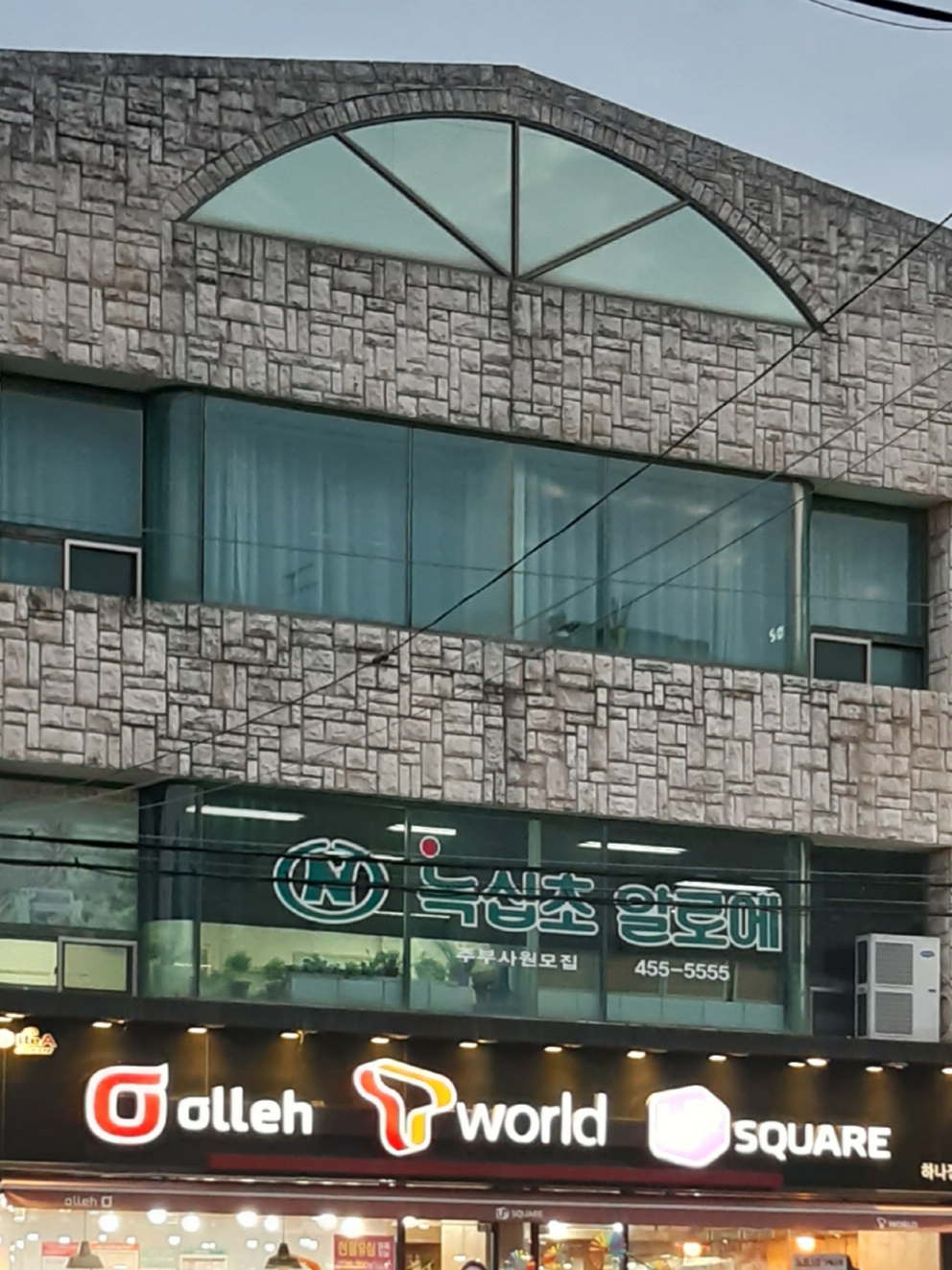 녹십초 알로에 구미지사