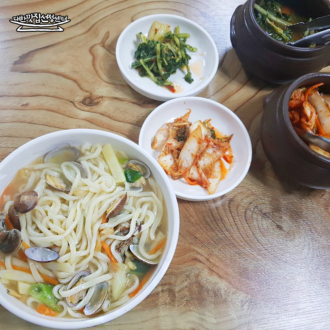 송자매바지락칼국수