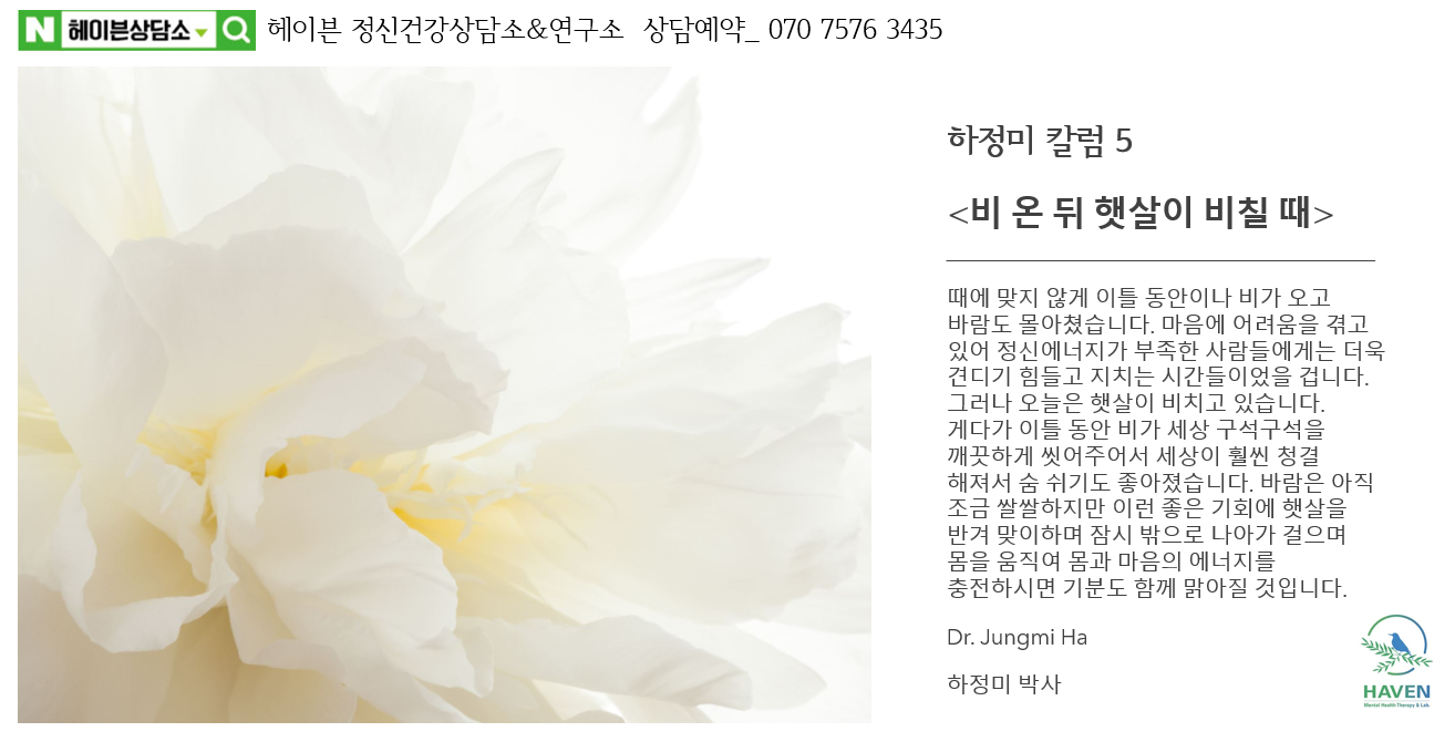 헤이븐정신건강상담소