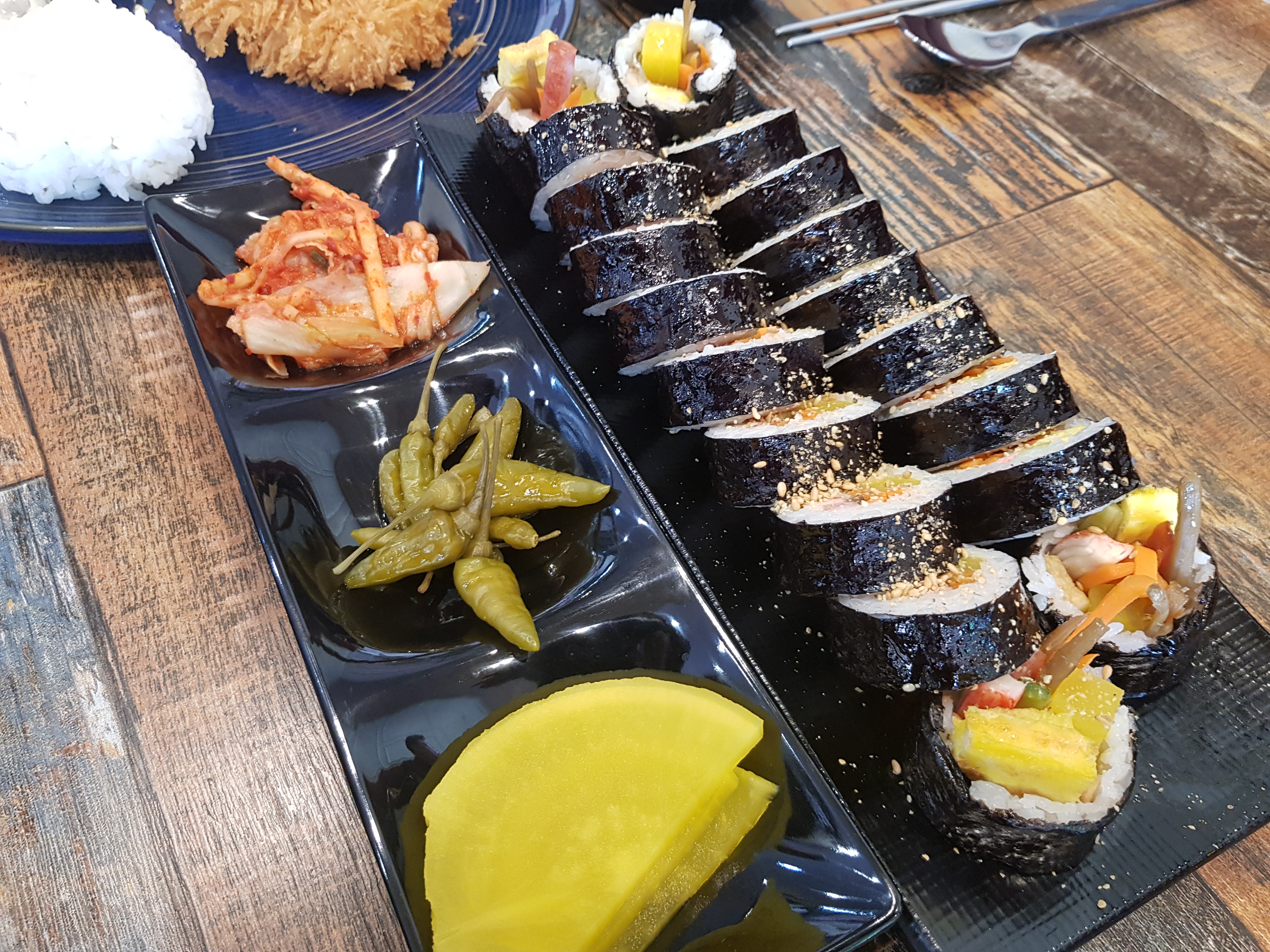 백암후레쉬김밥 내부 또는 관련 모습