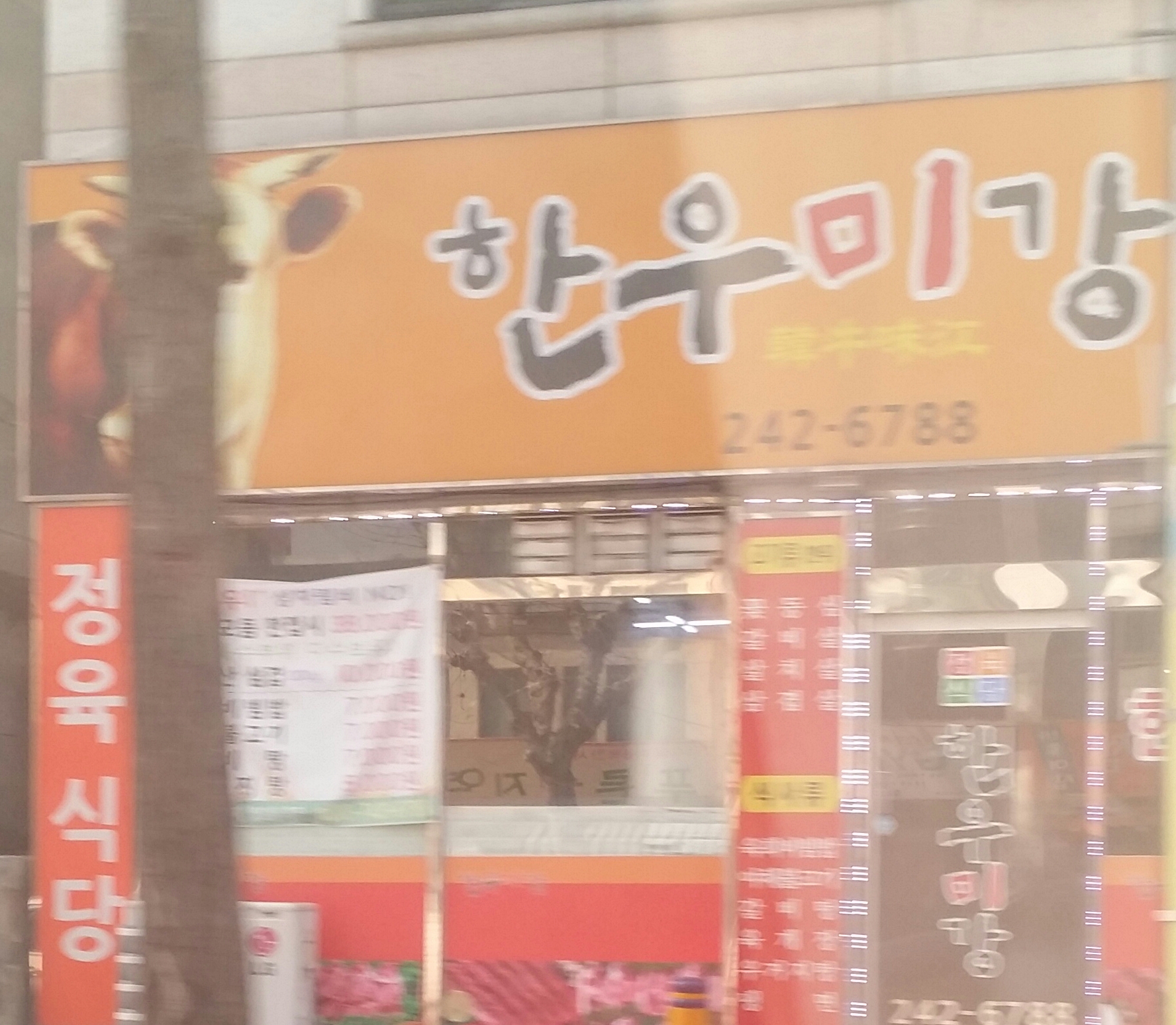 한우미강정육식당