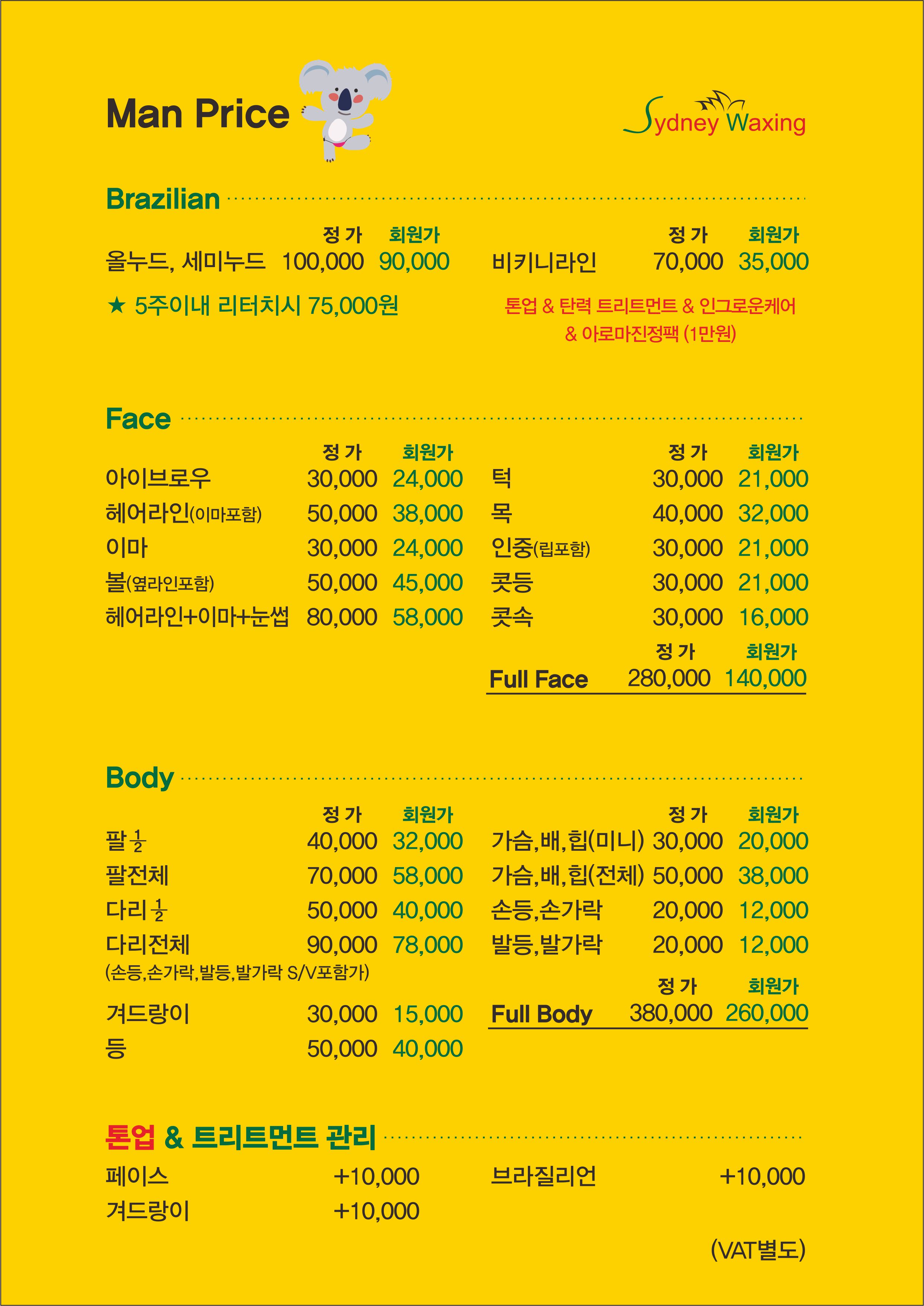 시드니왁싱 대표 이미지
