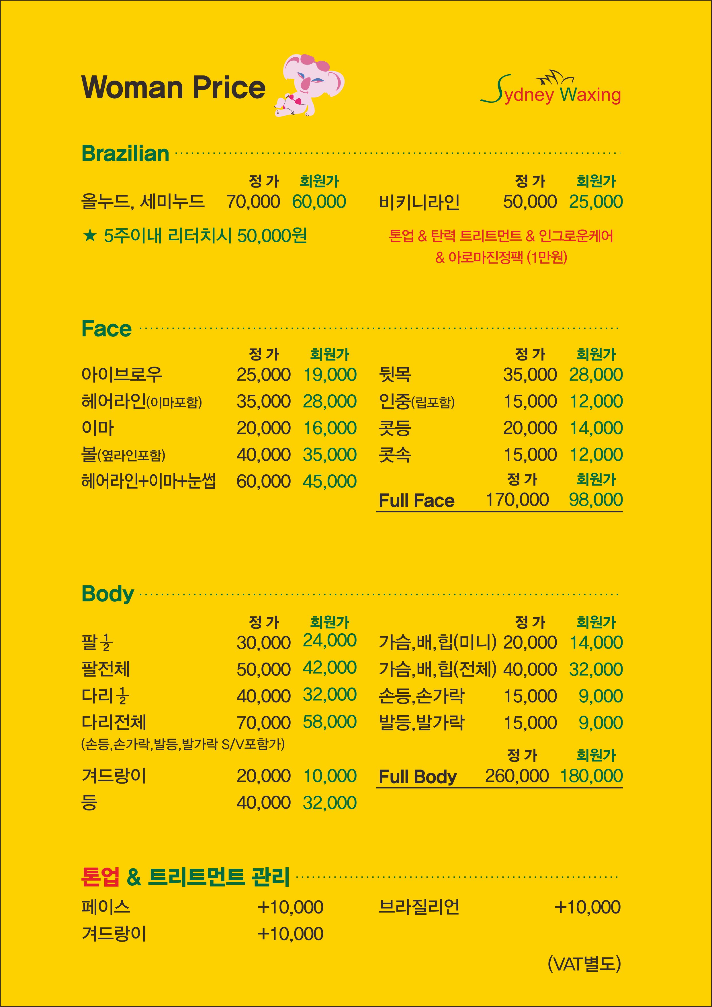 시드니왁싱 대표 이미지