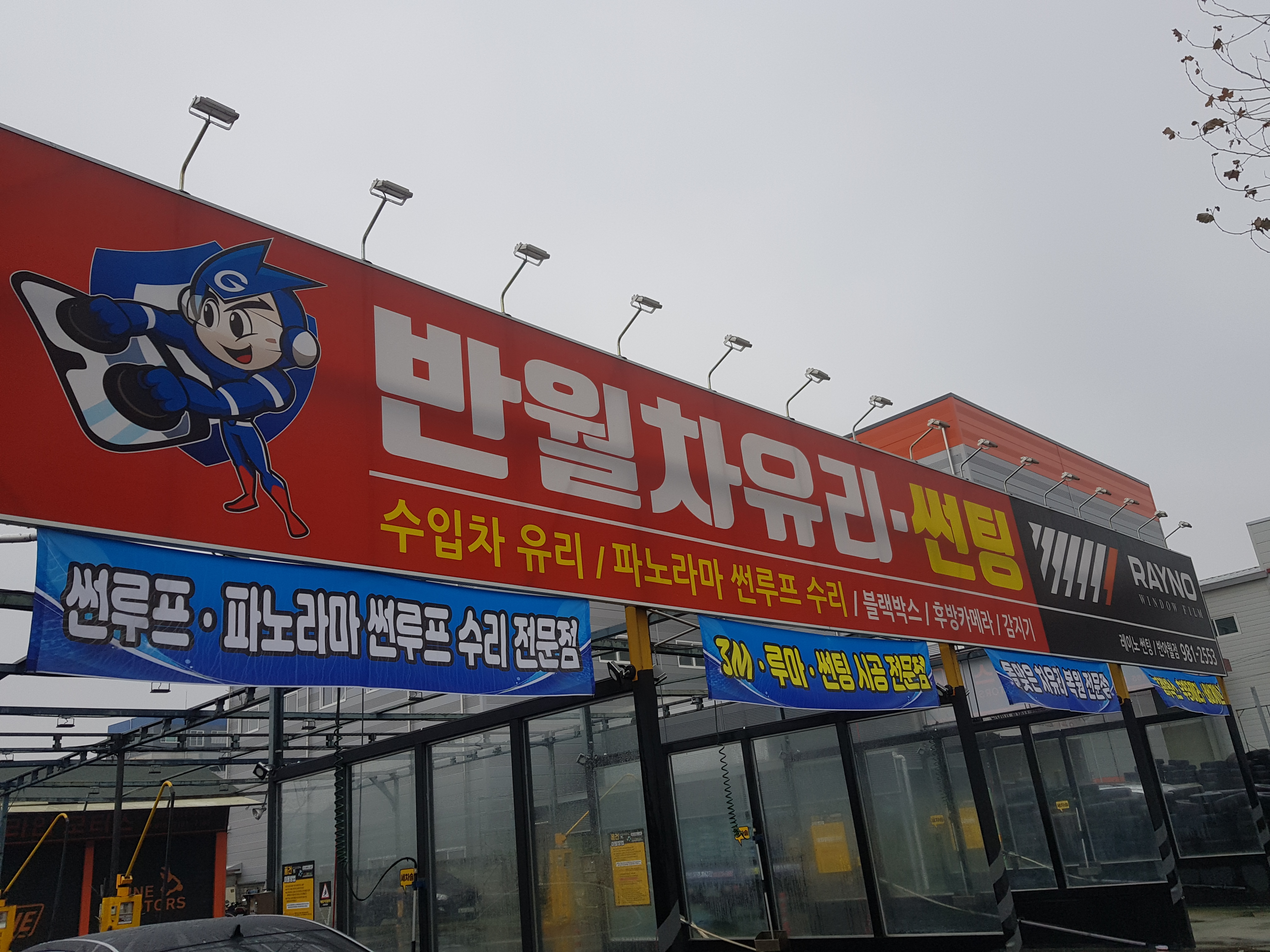 반월차유리