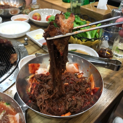 숯불오겹살