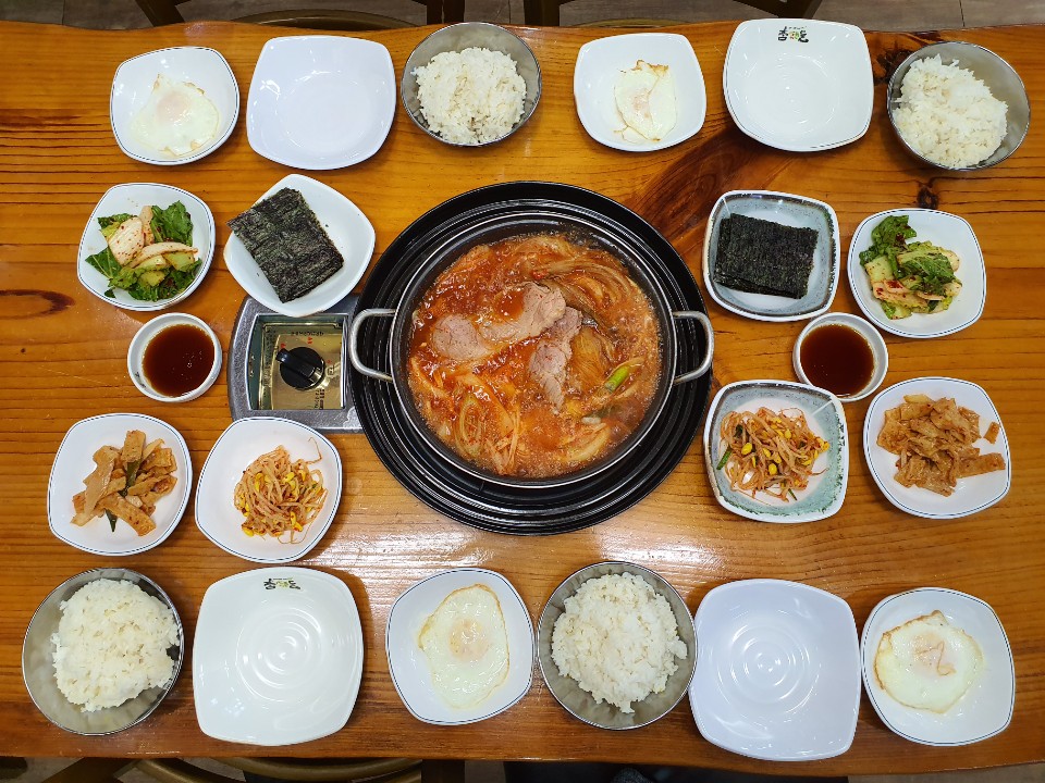 옛날생고기김치찌개