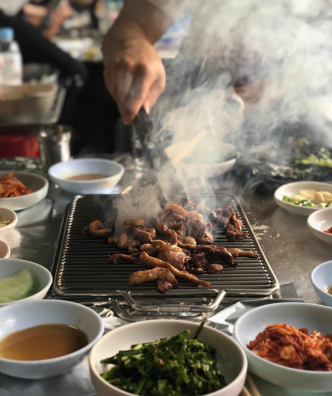 진미오리숯불구이