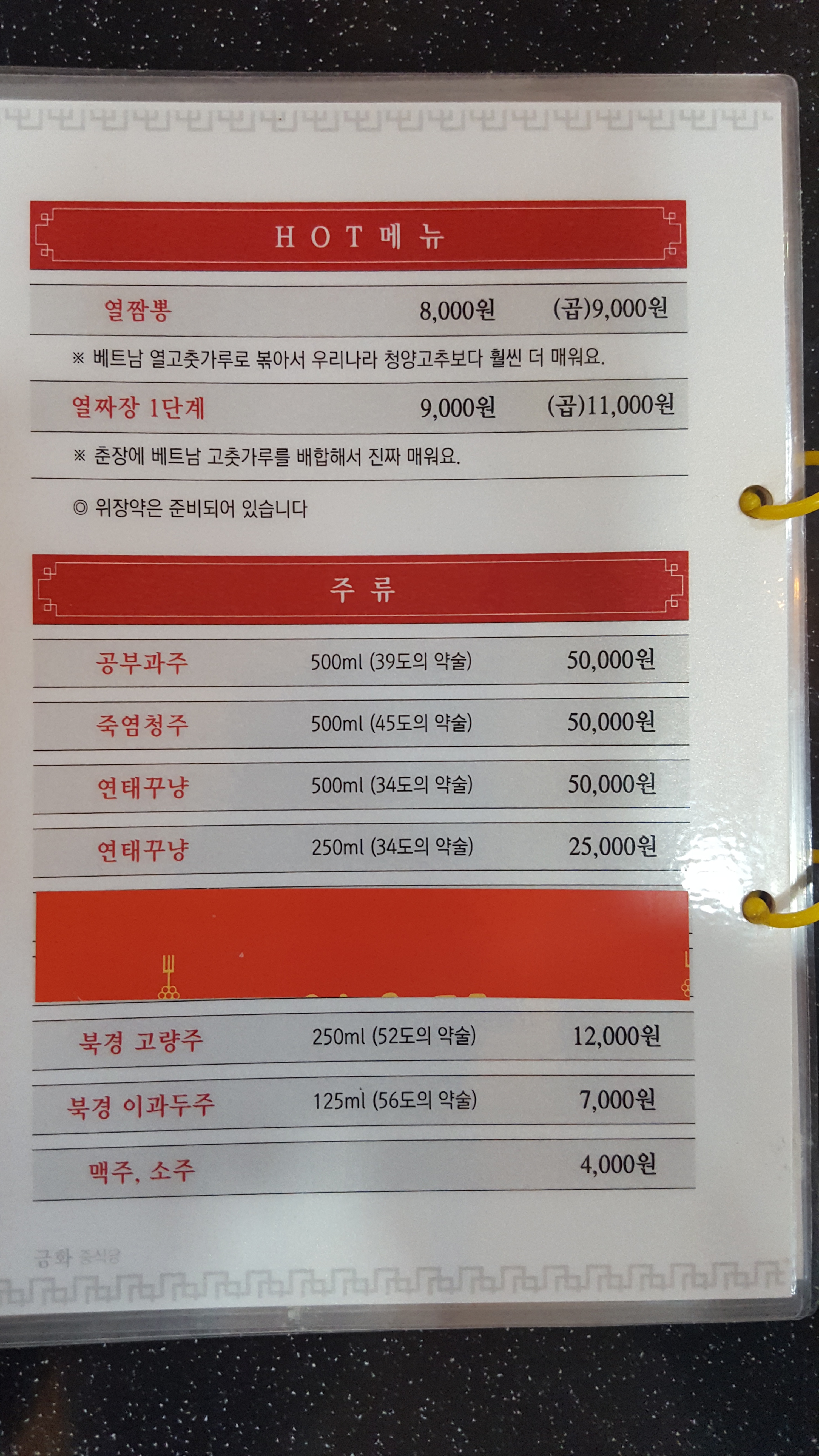 금화중식당