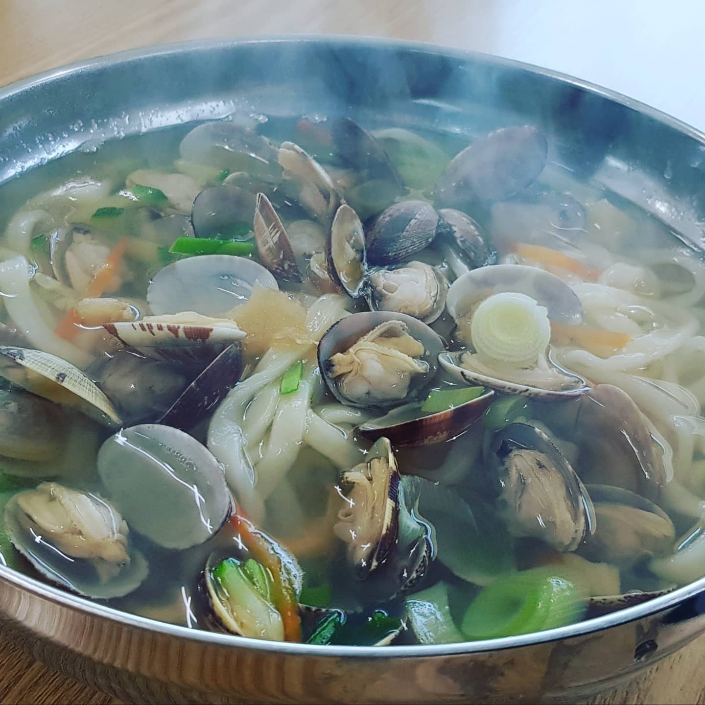장벌바지락칼국수