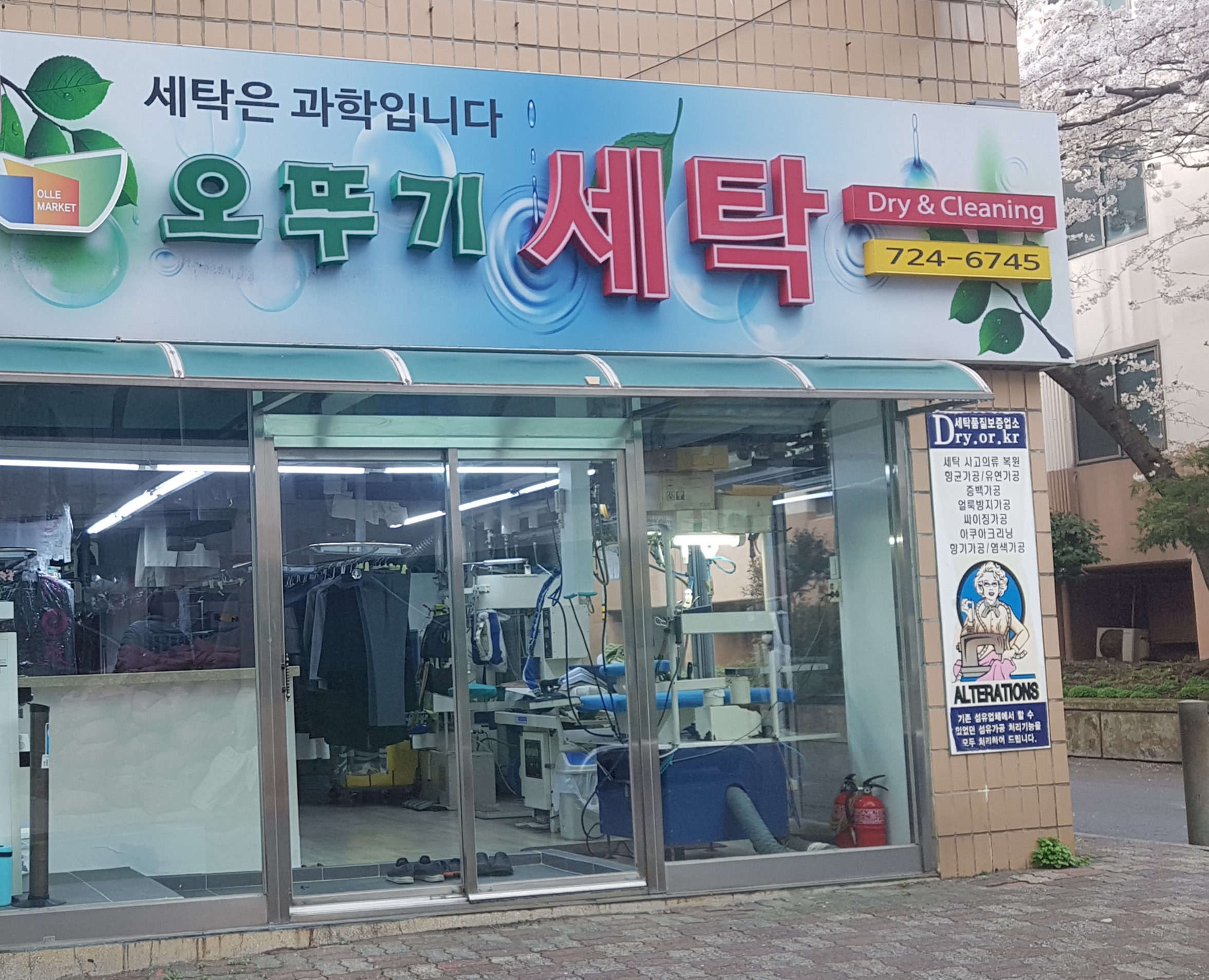 드라이데이오뚜기세탁