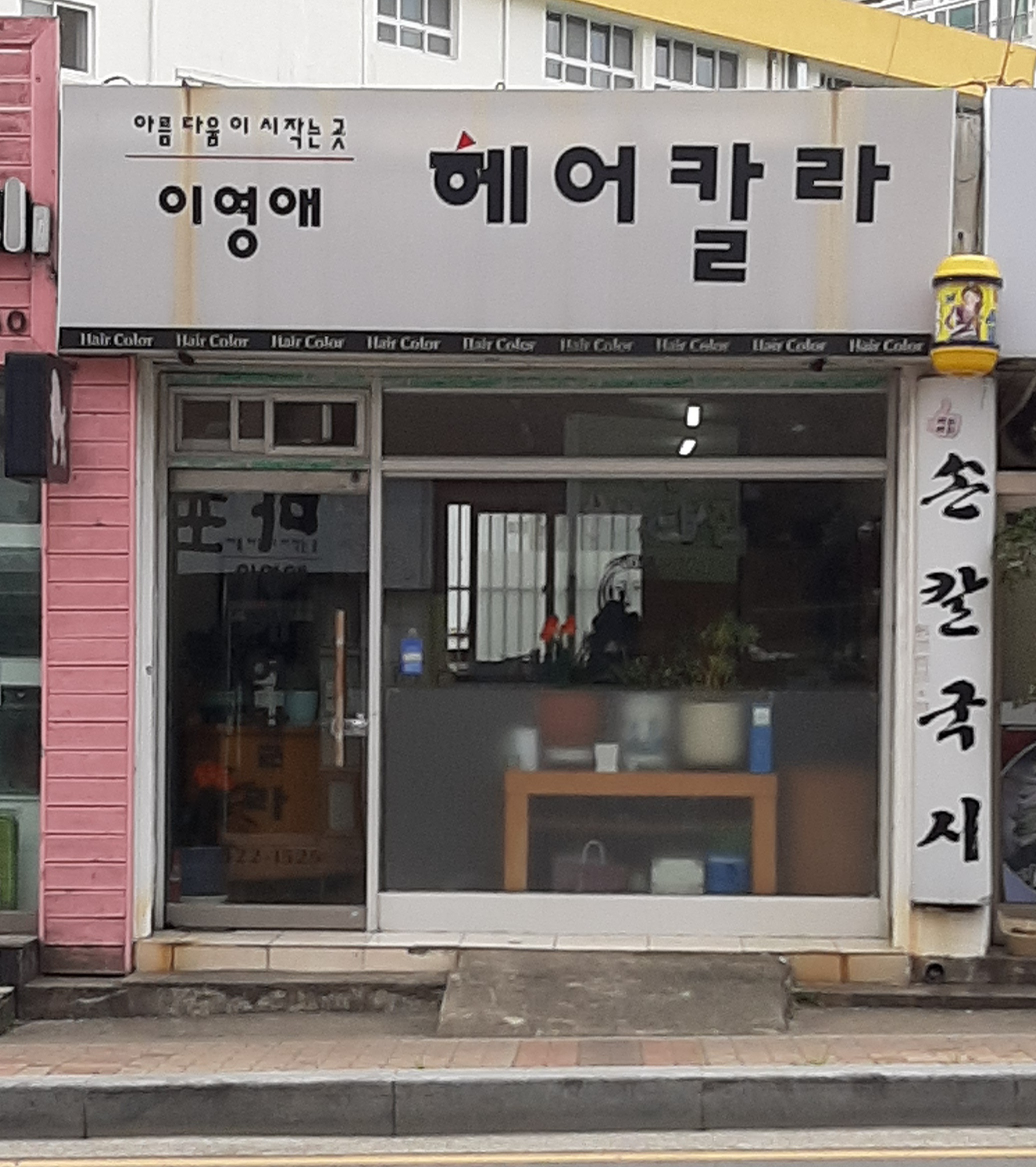 이영애헤어칼라