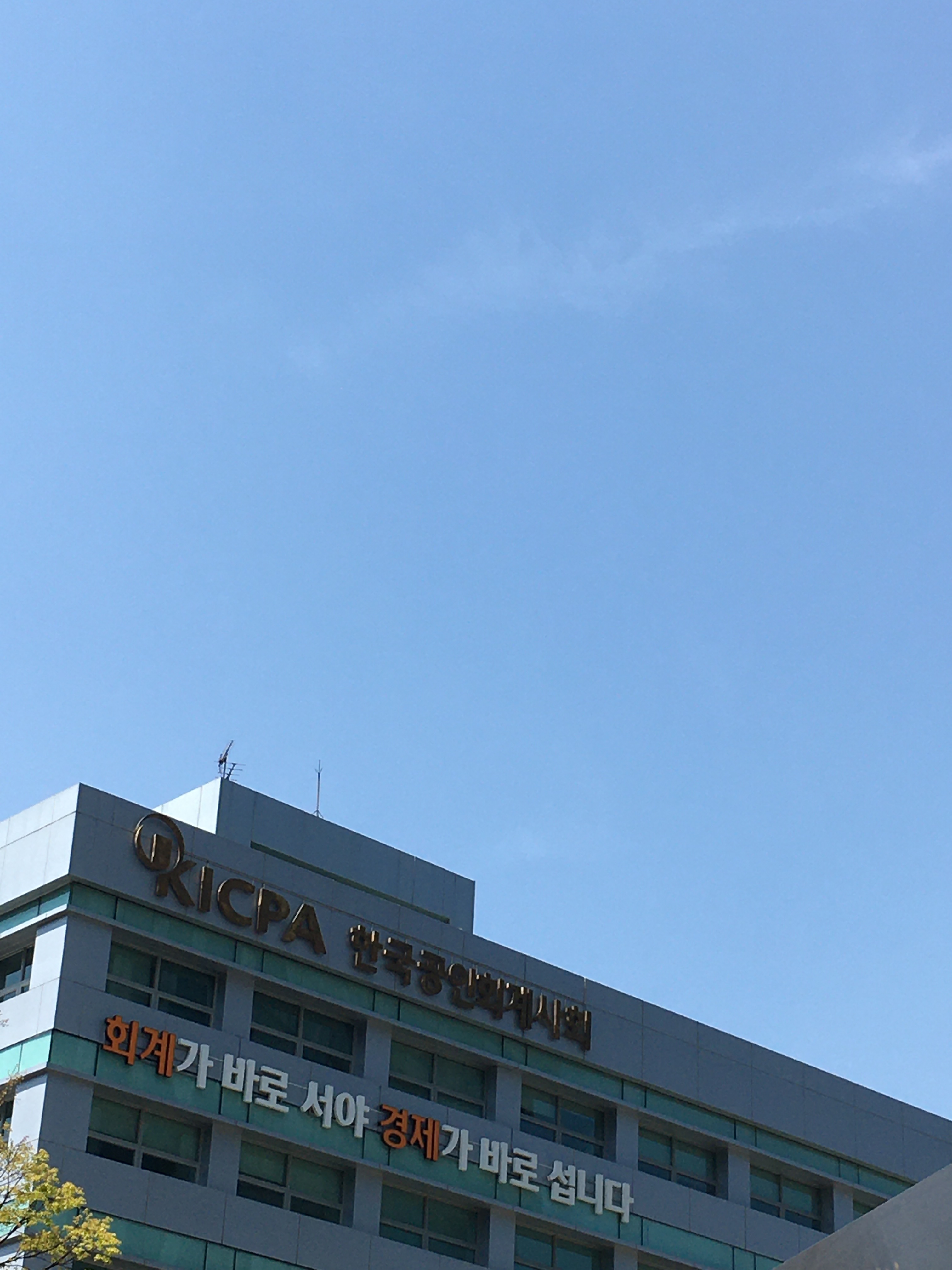 한국공인회계사회 대표 이미지