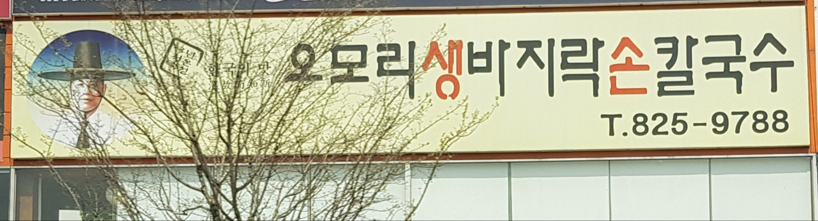 오모리생바지락손칼국수