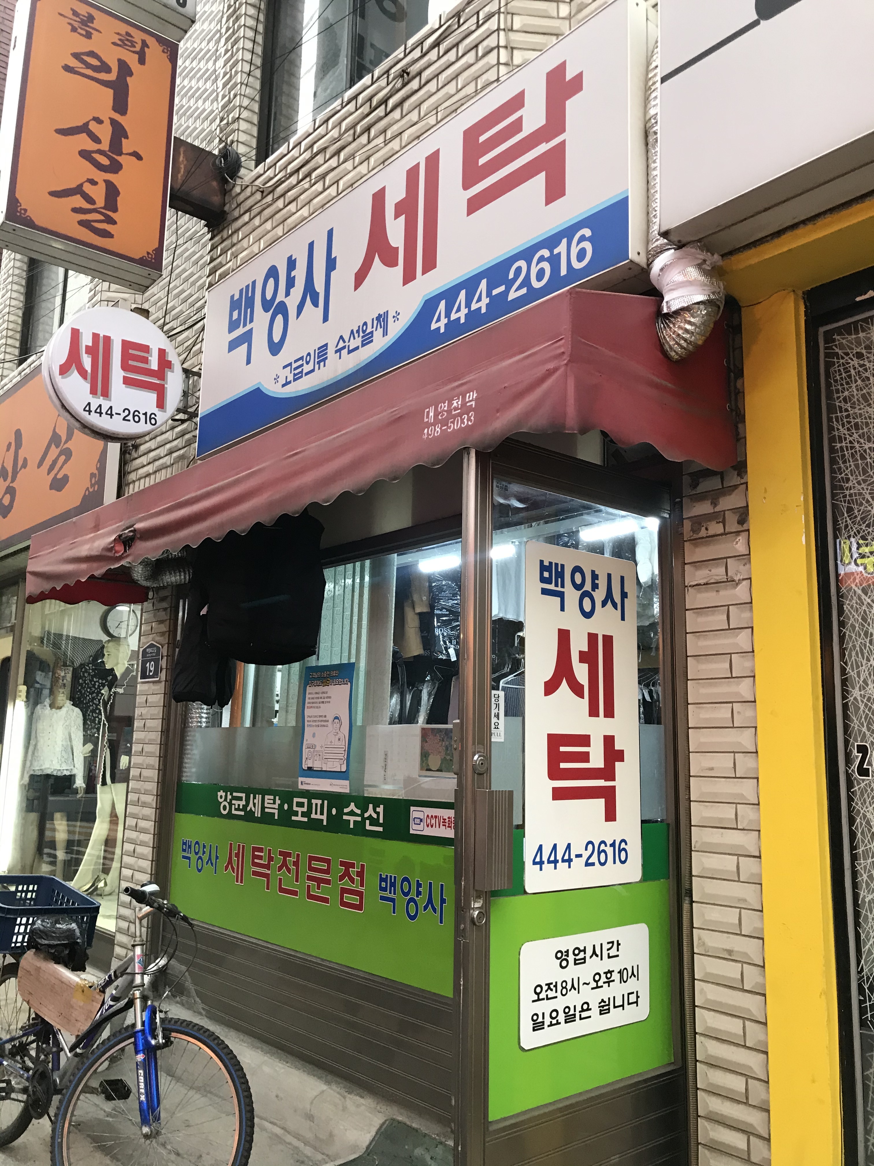 백양사세탁