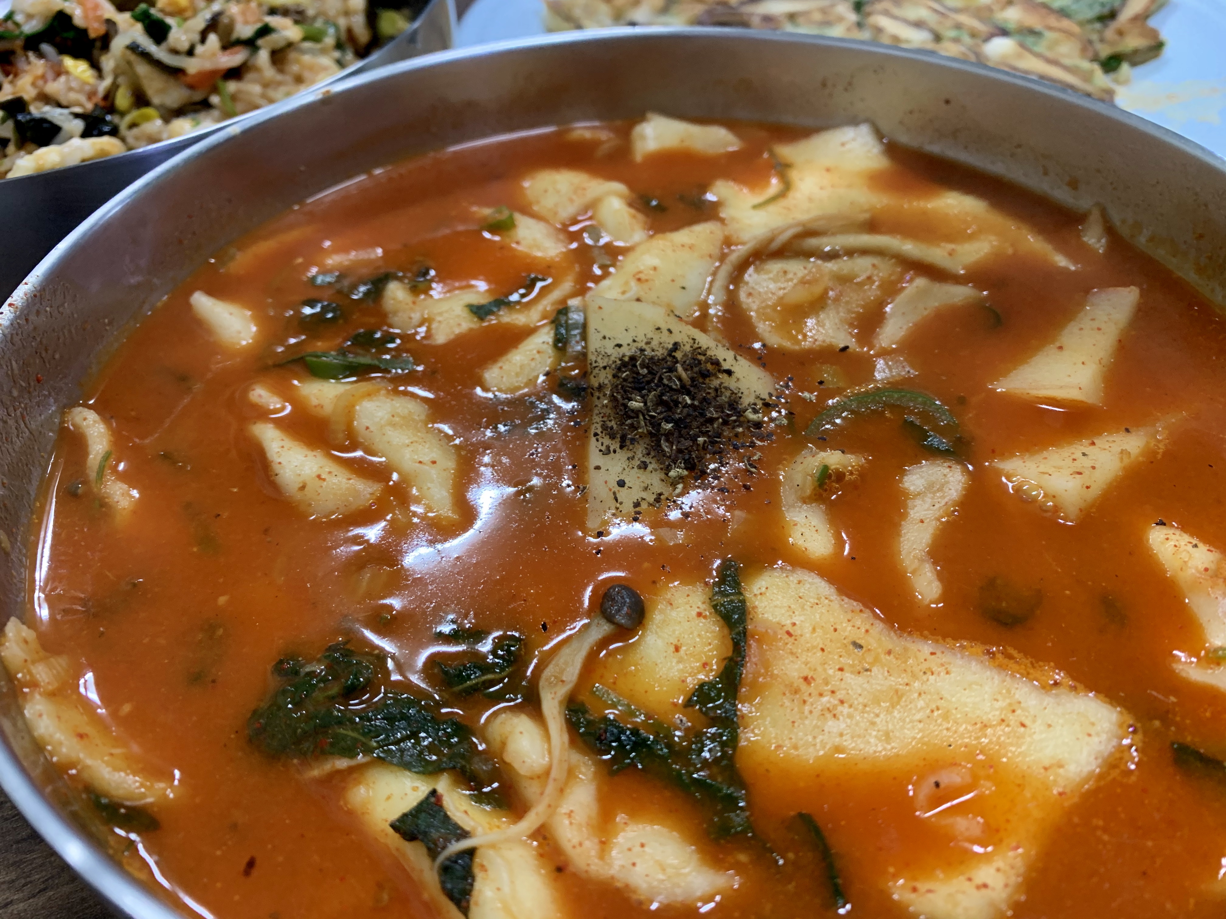 매운수제비