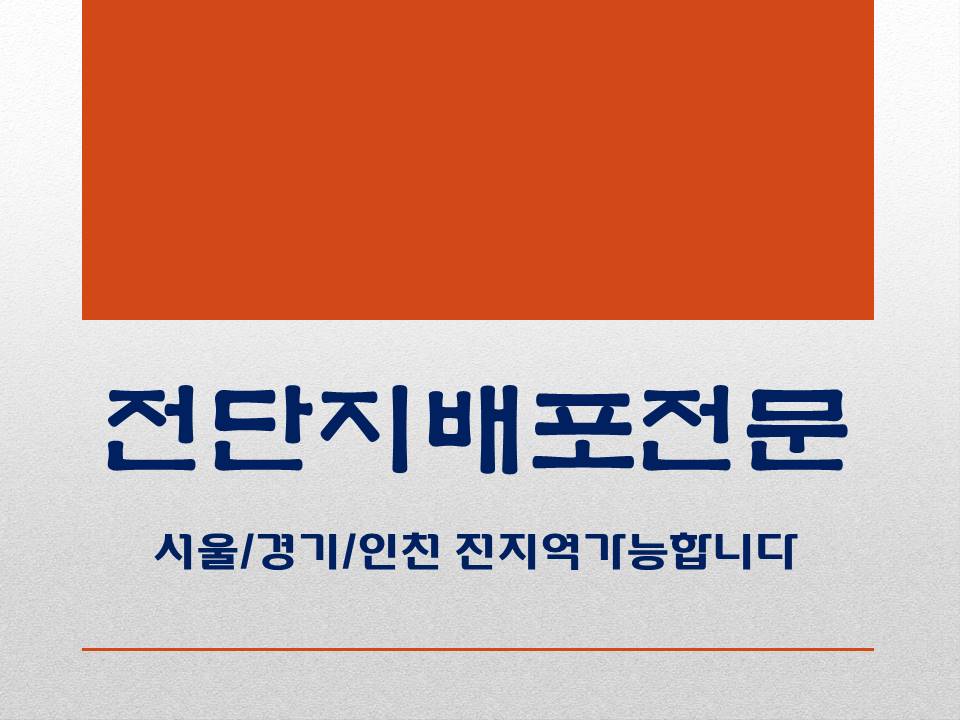 전단지배포