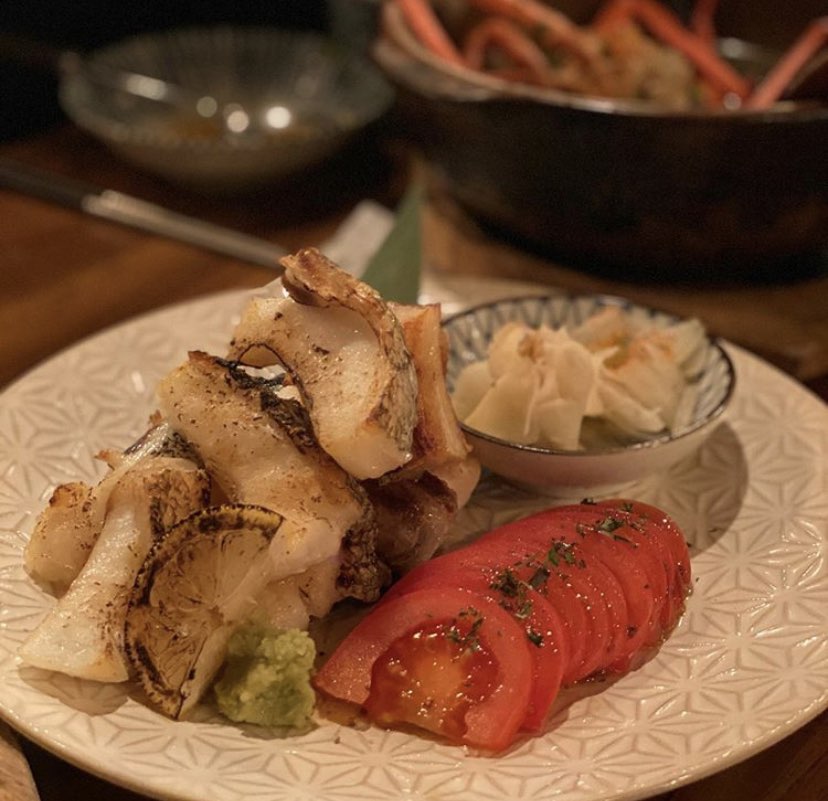 메로 구이&토마토