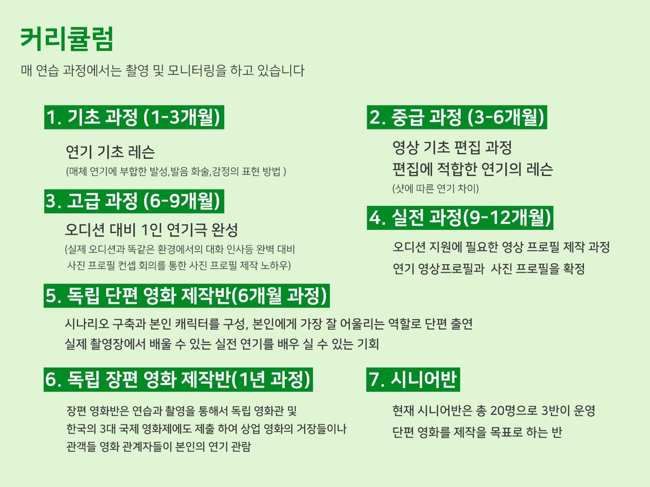 DNA연기학원/영상제작사