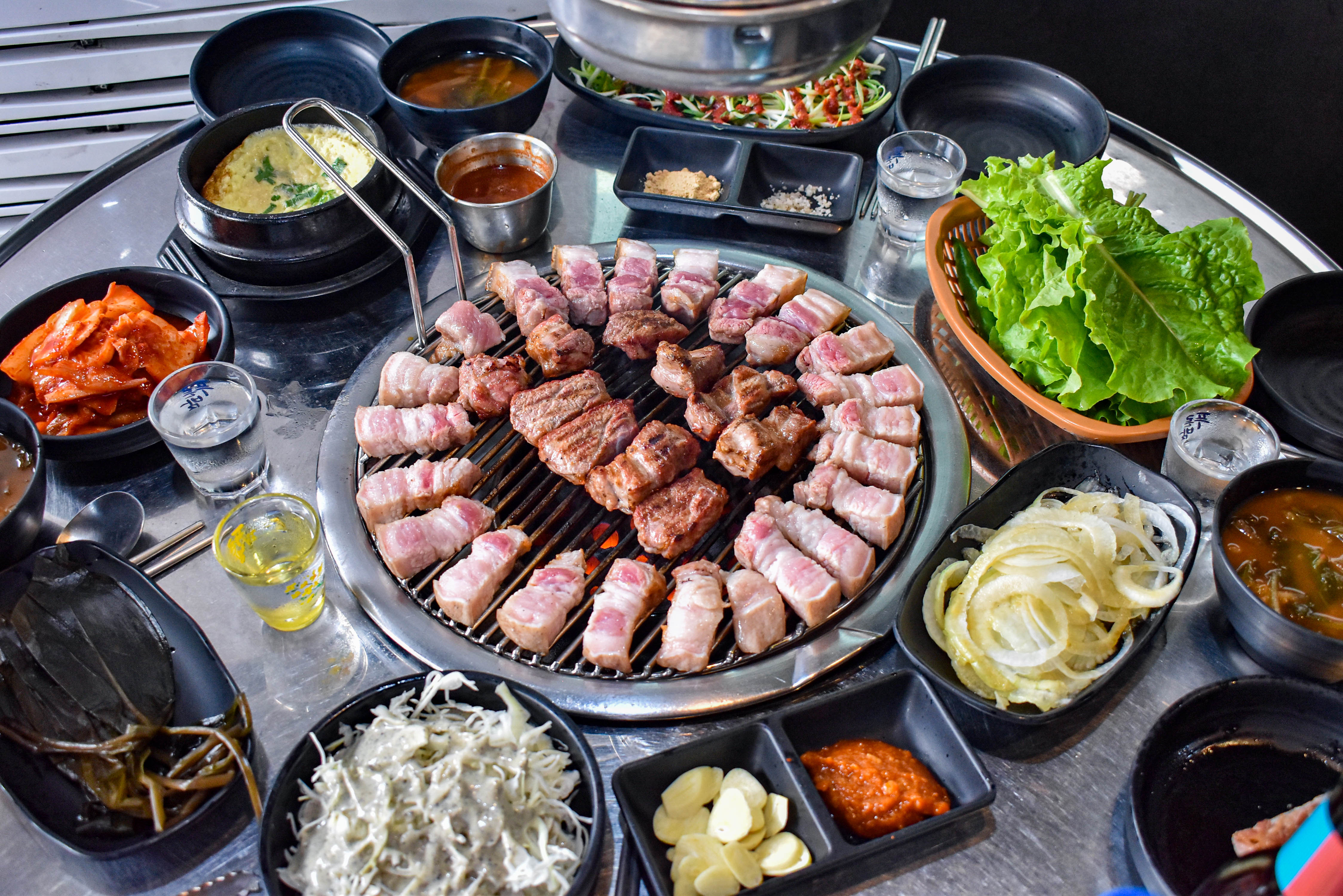 함덕 흑돼지 연탄구이