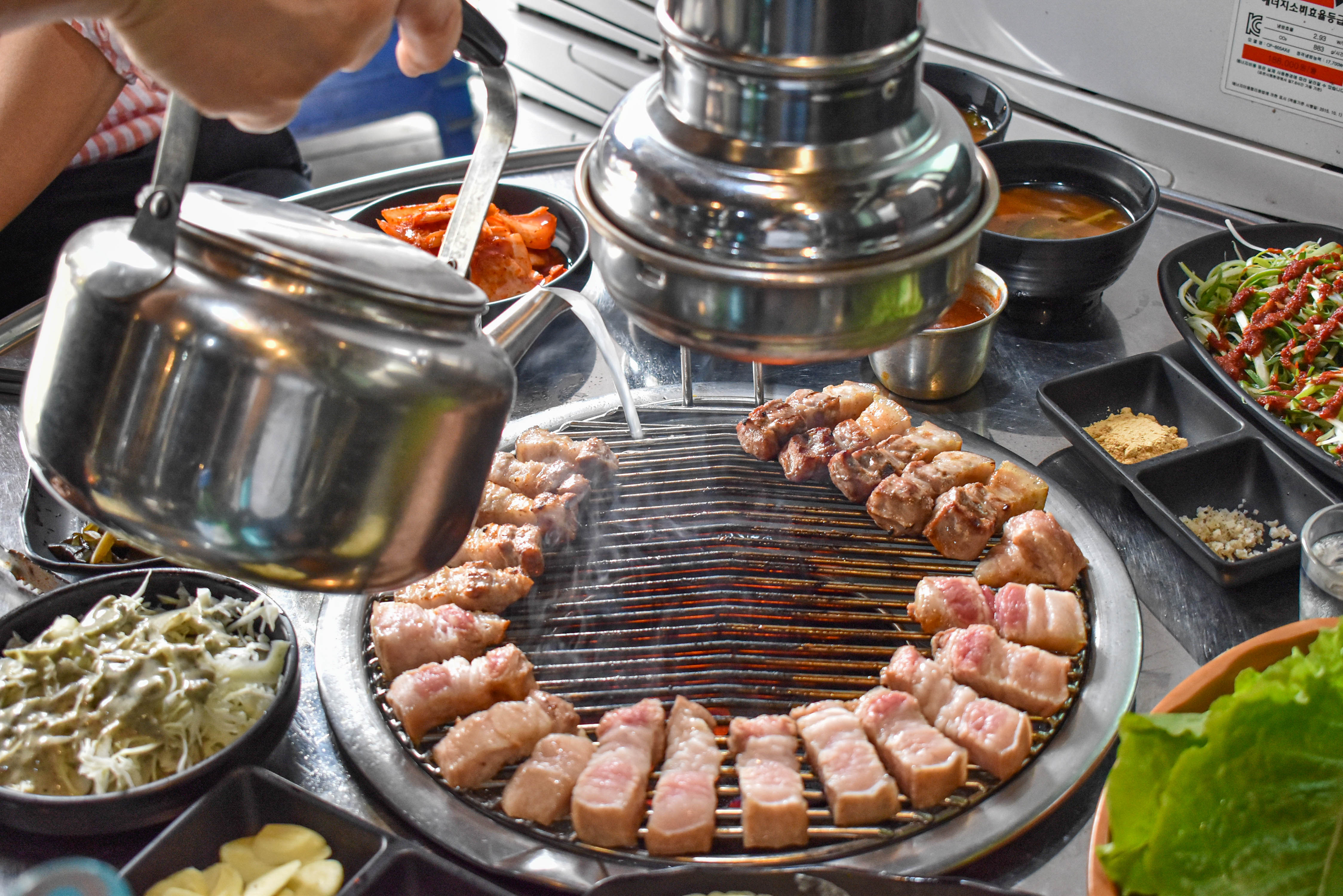 함덕 흑돼지 연탄구이