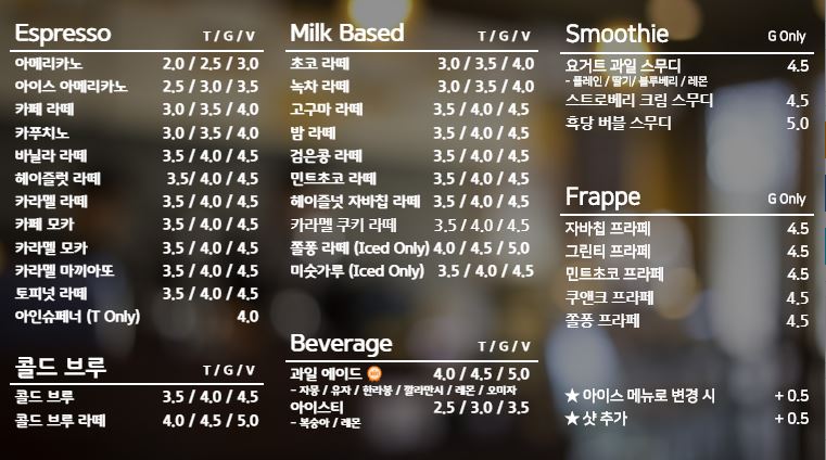 커피에반하다 압구정사거리점