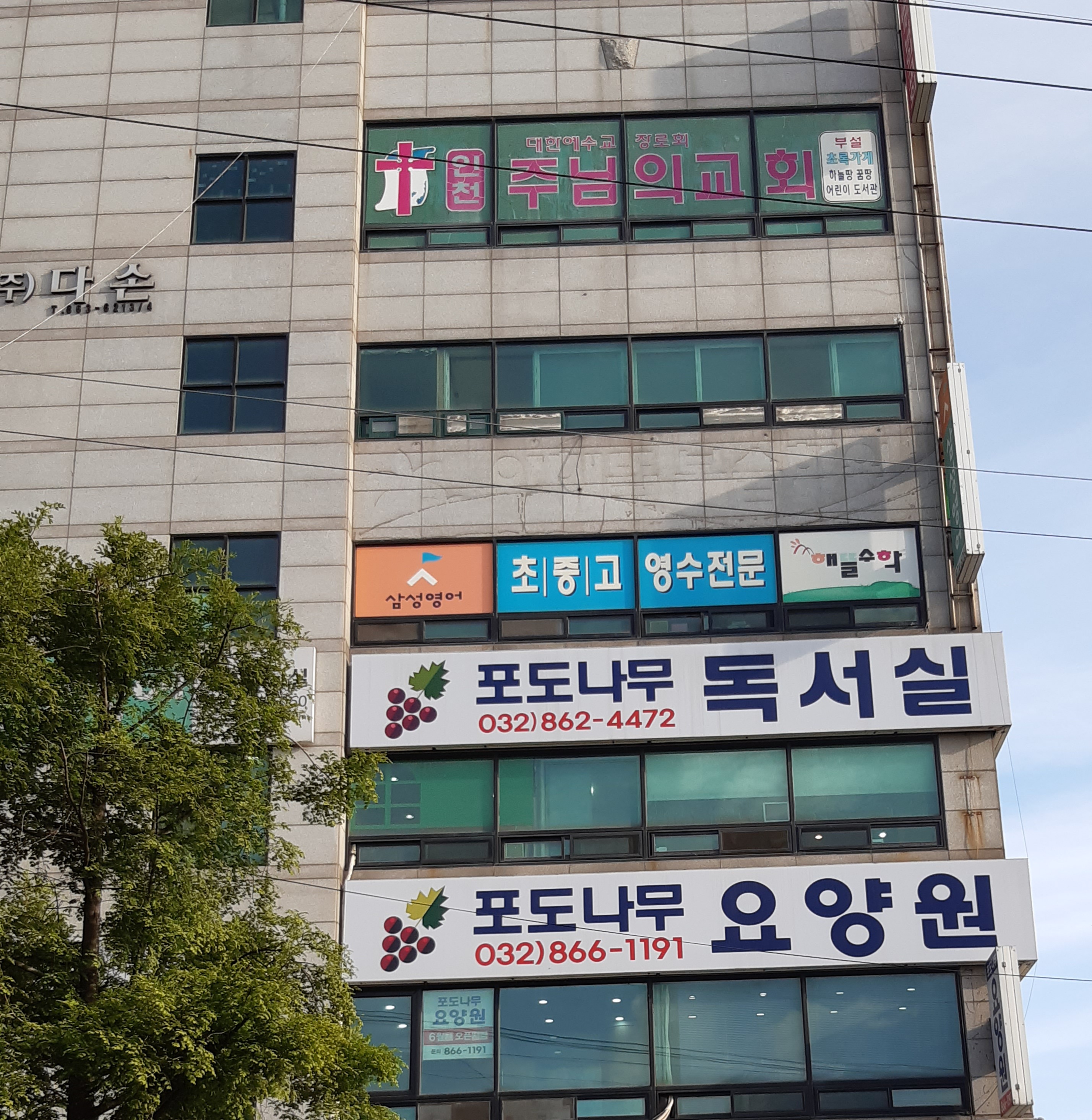 포도나무독서실 내부 또는 관련 모습