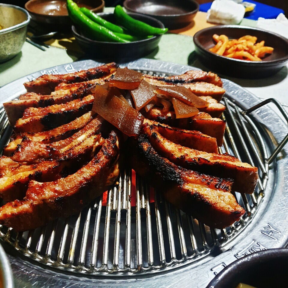 쪽갈비석쇠구이