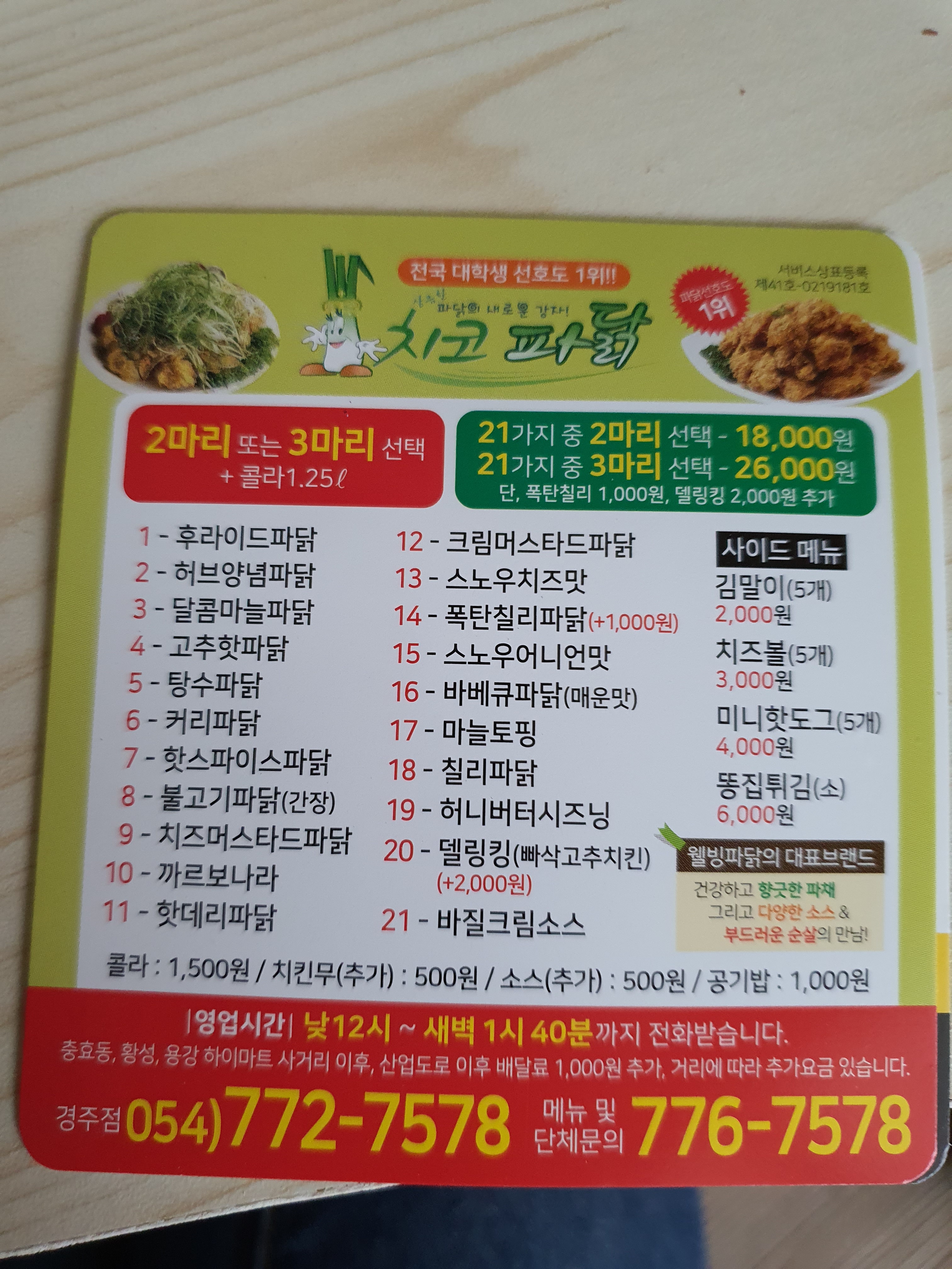 치코파닭