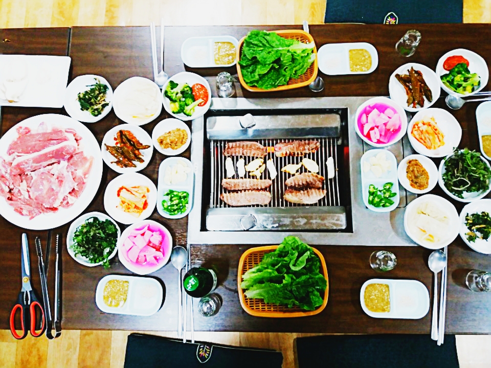 포뜰정식 (포뜰오리+된장국+오리죽)