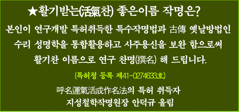 지성철학작명원