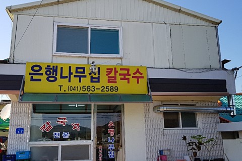 은행나무집칼국수 설명사진