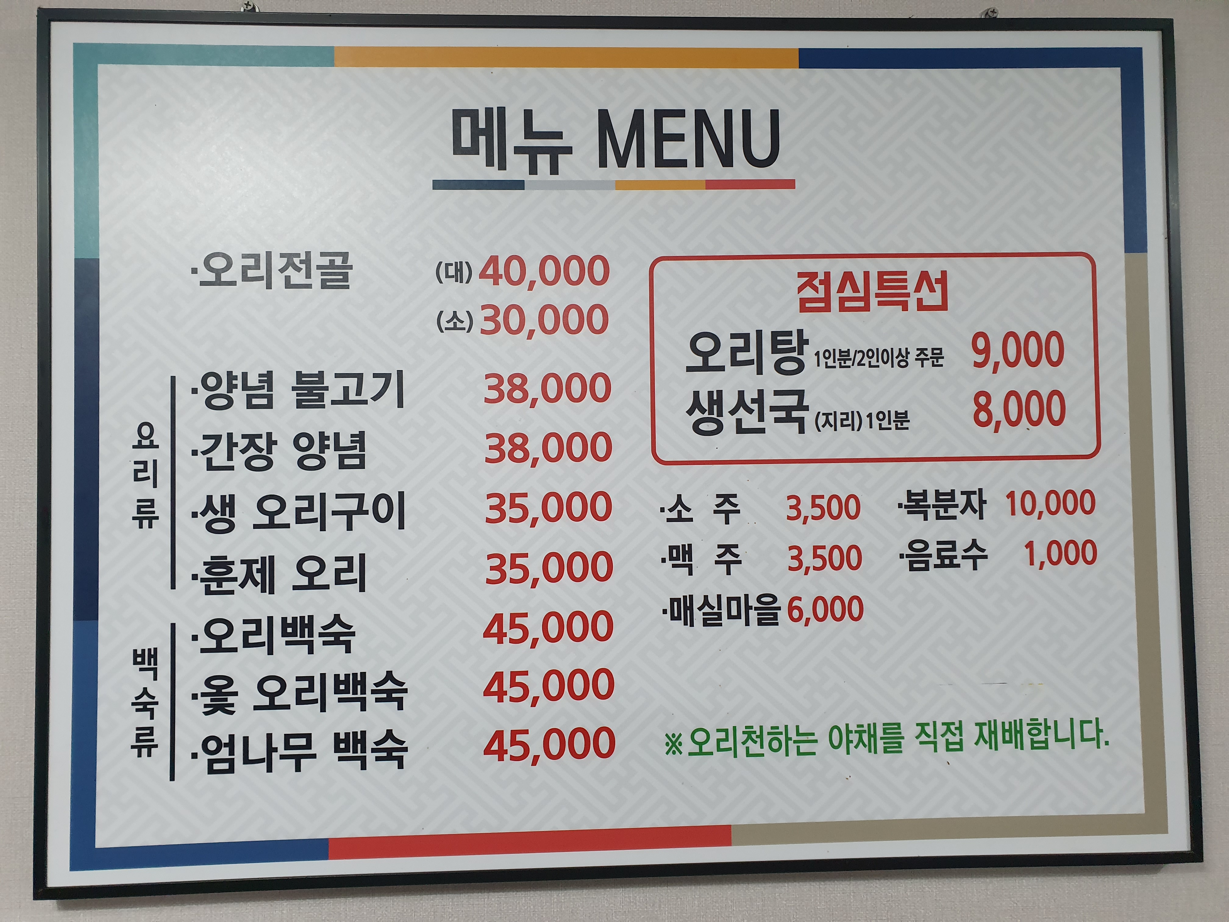 오리천하