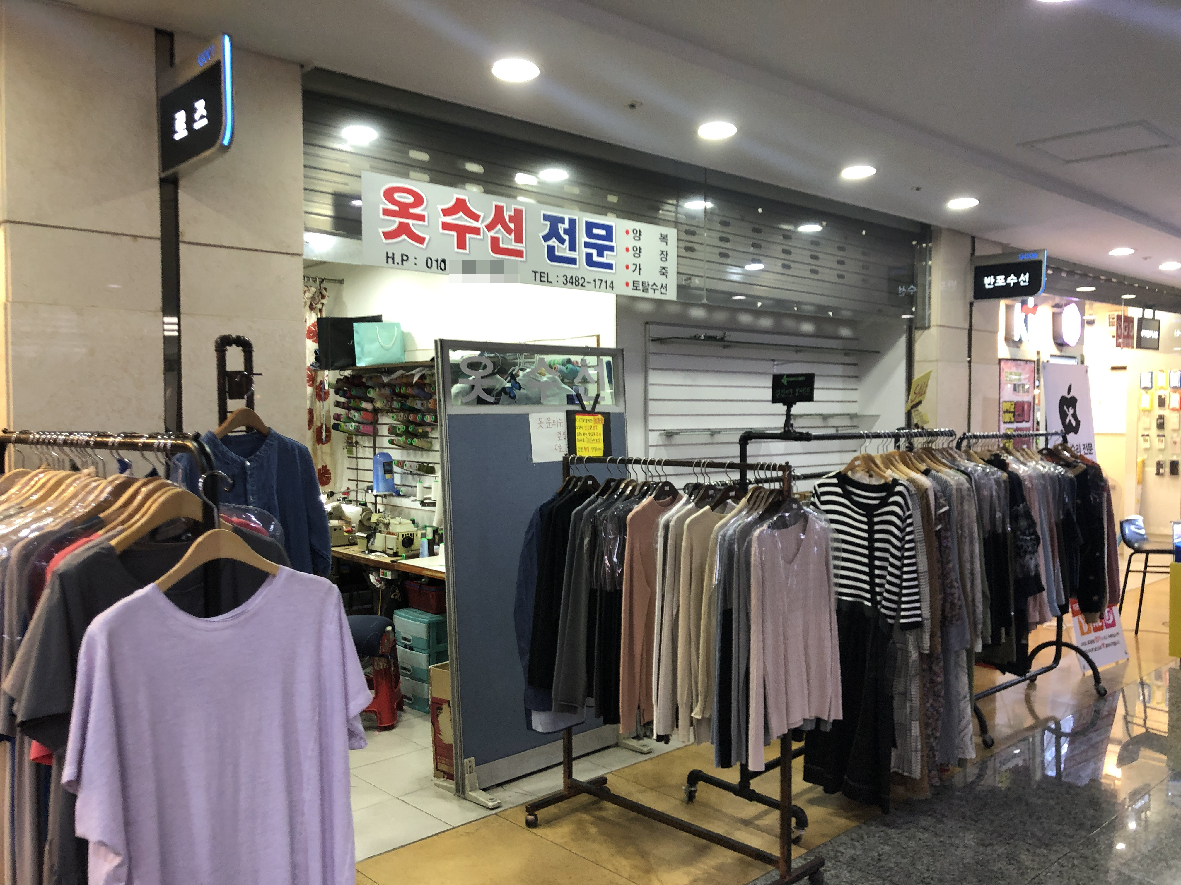 반포수선 고투몰점