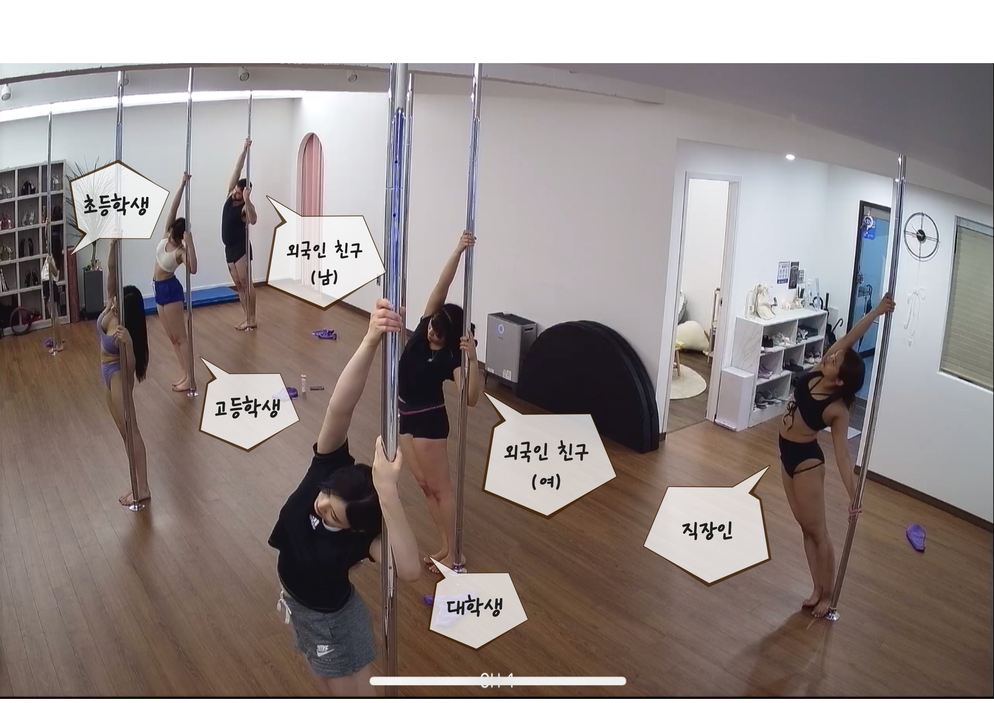 더제이 폴댄스 부산대점