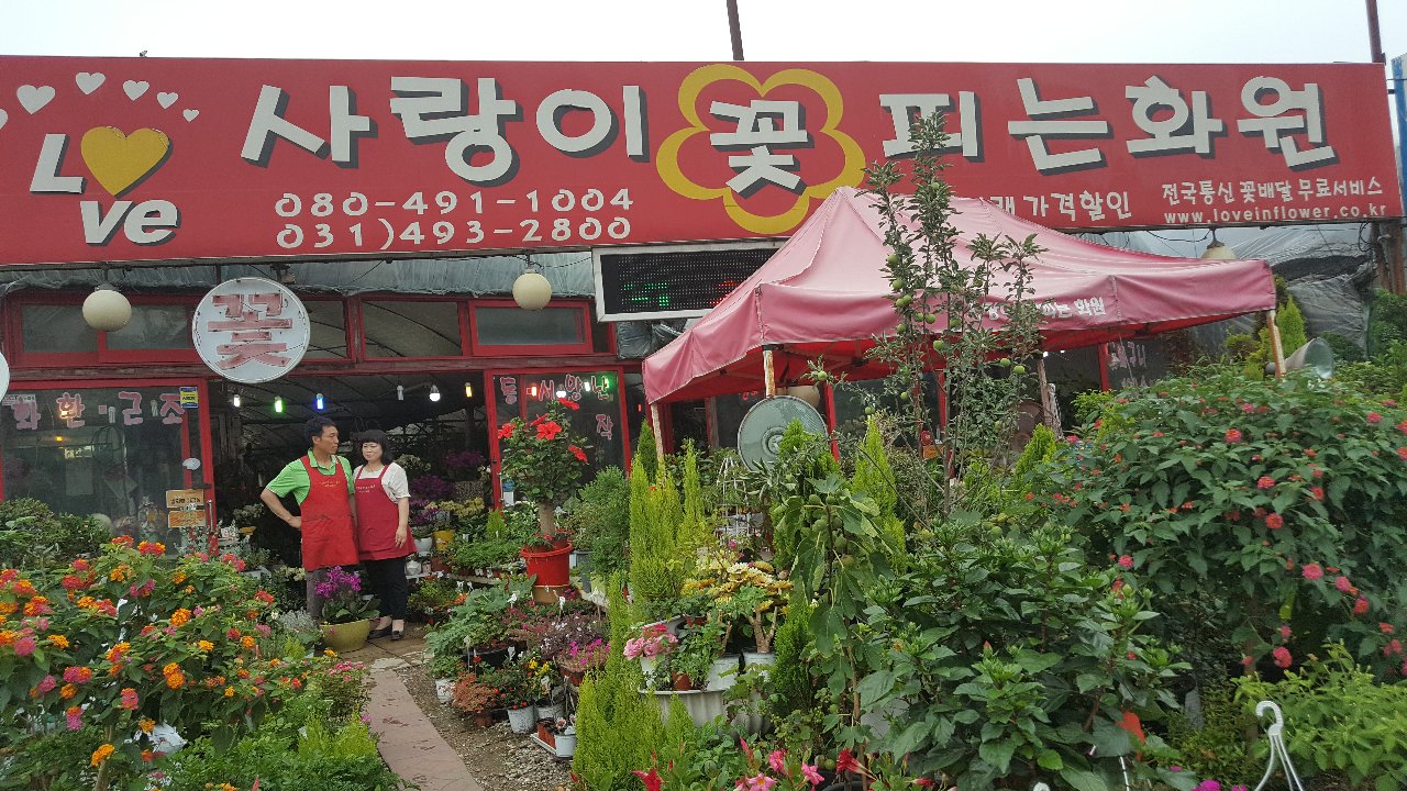 사랑이꽃피는화원