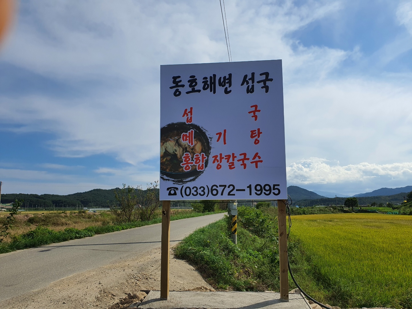 동호해변 섭국
