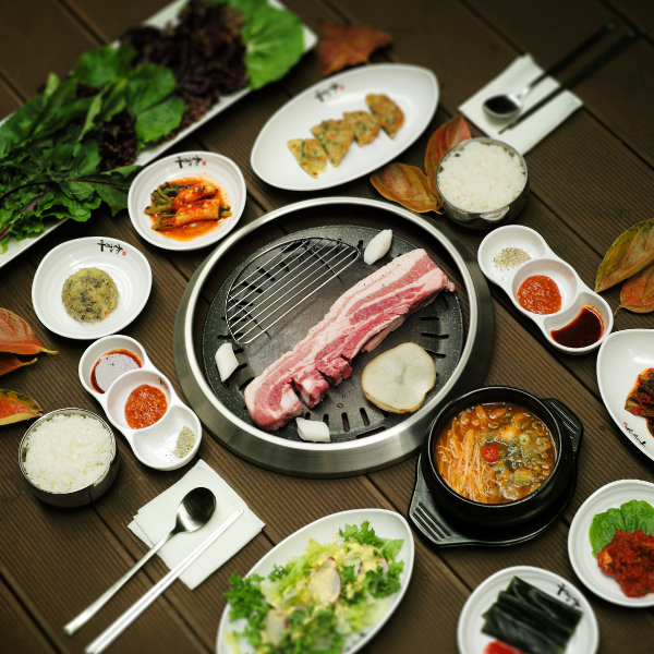 런치: 두껍삼 정식 (2인이상)