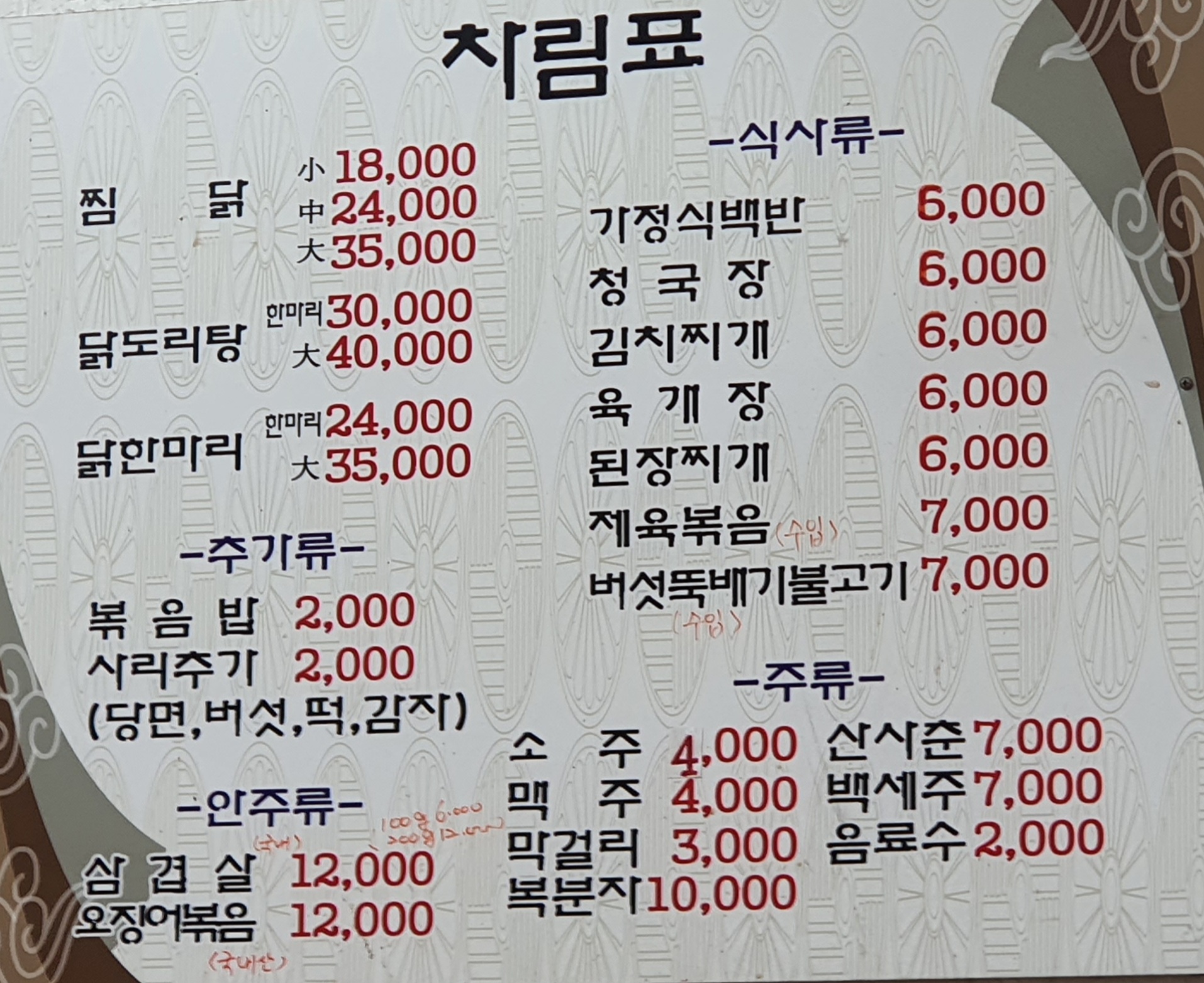 태봉식당 군포2점